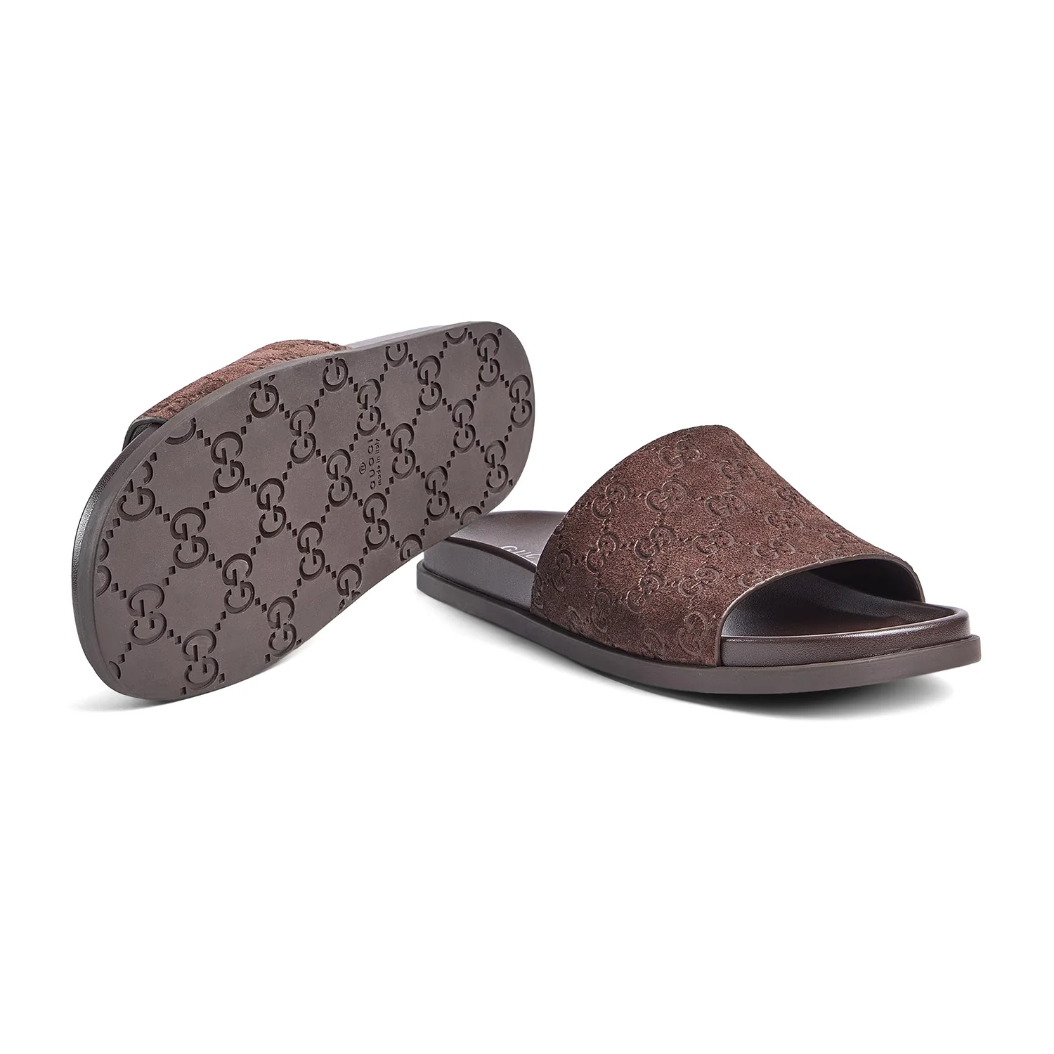 Gucci Gg Suede Men Slide - Image 4