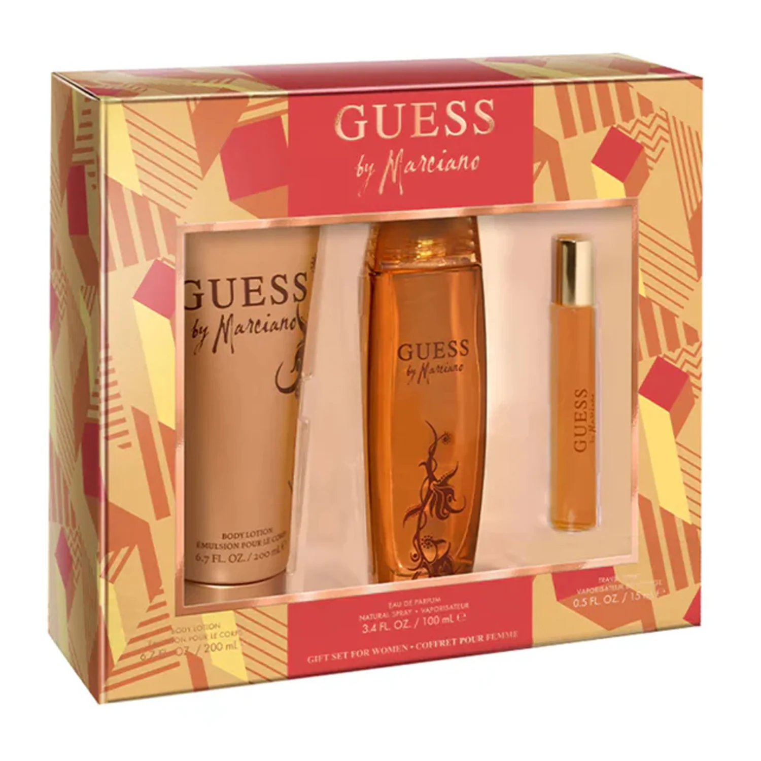 GUESS MARCIANO WOMEN 3S SET (EDP 100ML+B/L 200ML+EDP 15ML)