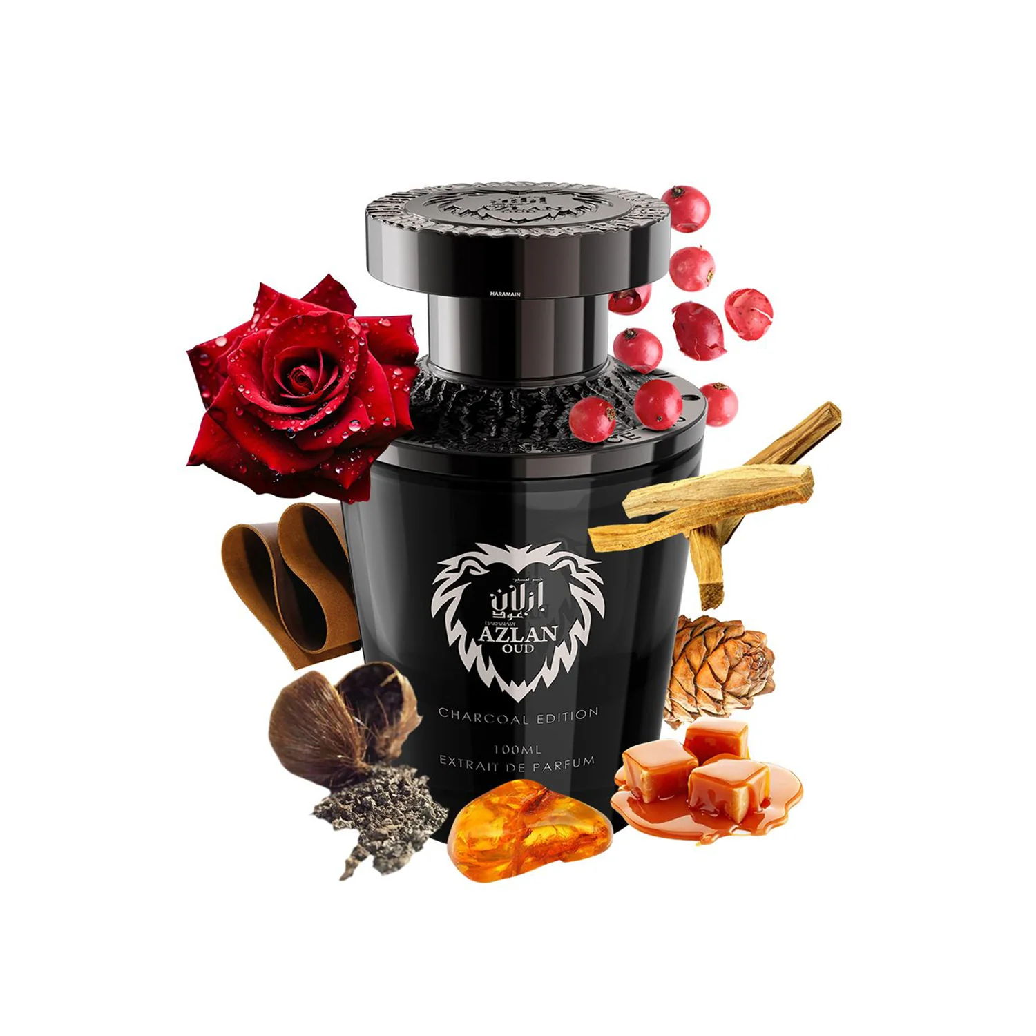 HARAMAIN AZLAN OUD CHARCOAL EDITION EDP 100ML - Image 3