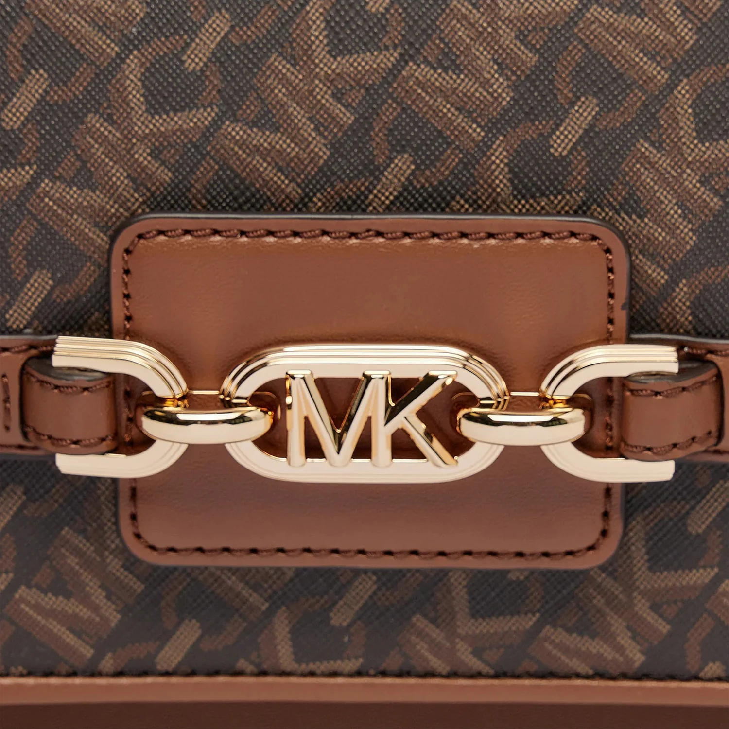Heather Large Empire Signature Logo Shoulder Bag - Image 5