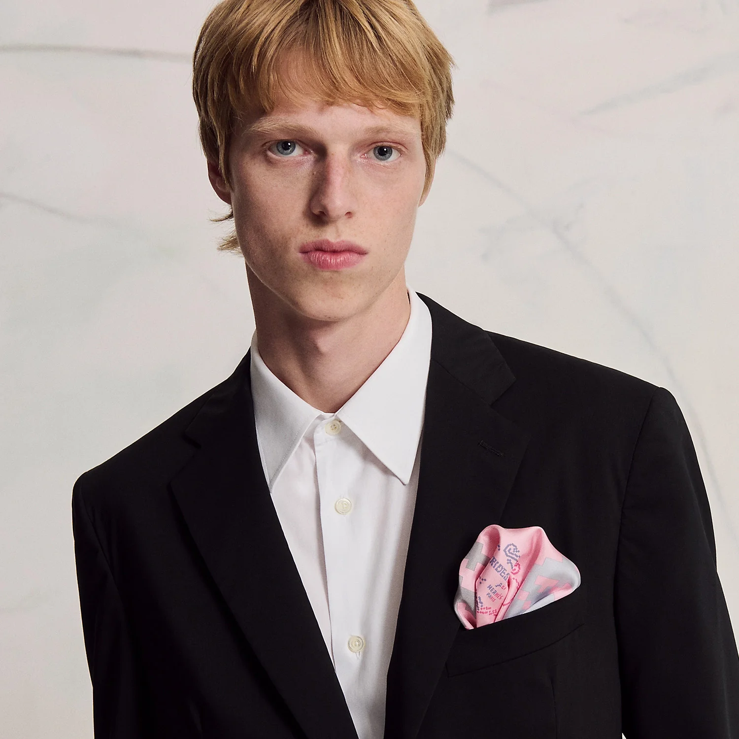 Hermes Brides De Gala Pixel Pocket Square 45 - Image 2
