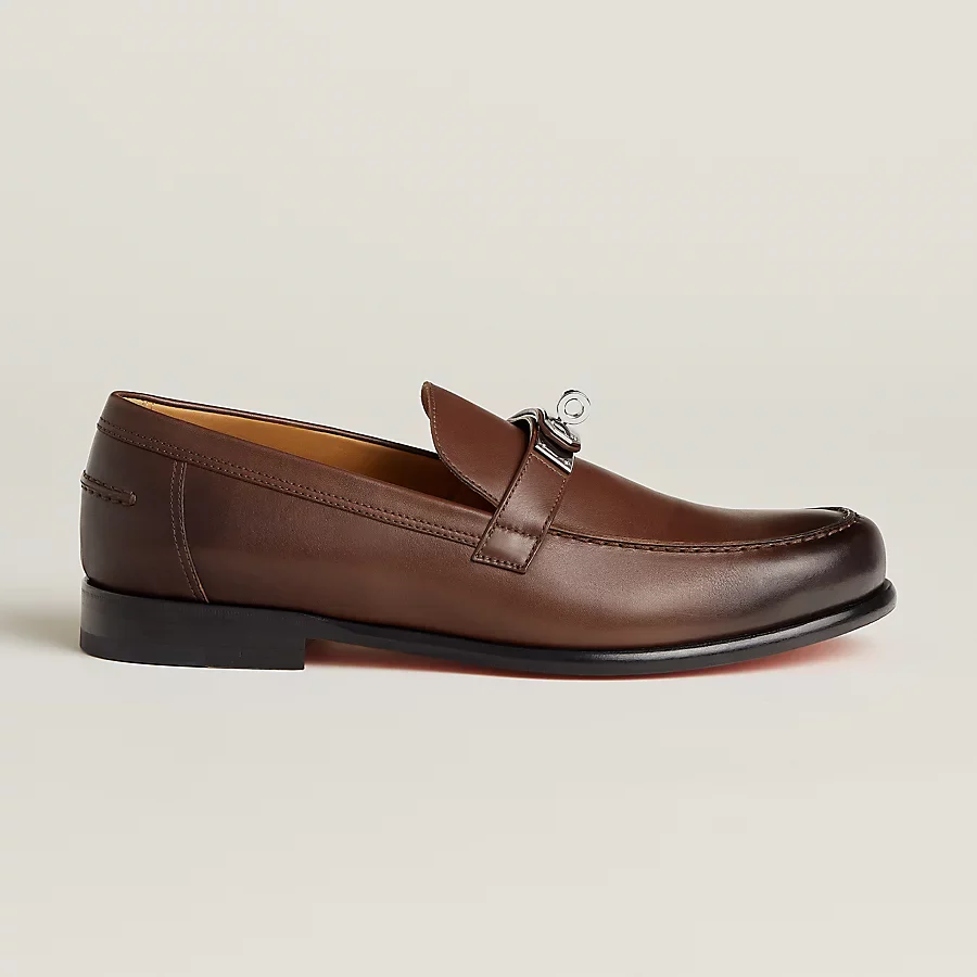 HERMES DESTIN LOAFFER BROWN MEN SHOES
