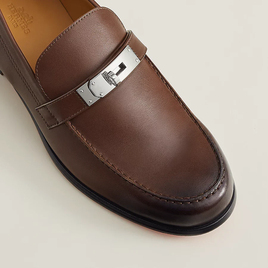 HERMES DESTIN LOAFFER BROWN MEN SHOES - Image 4