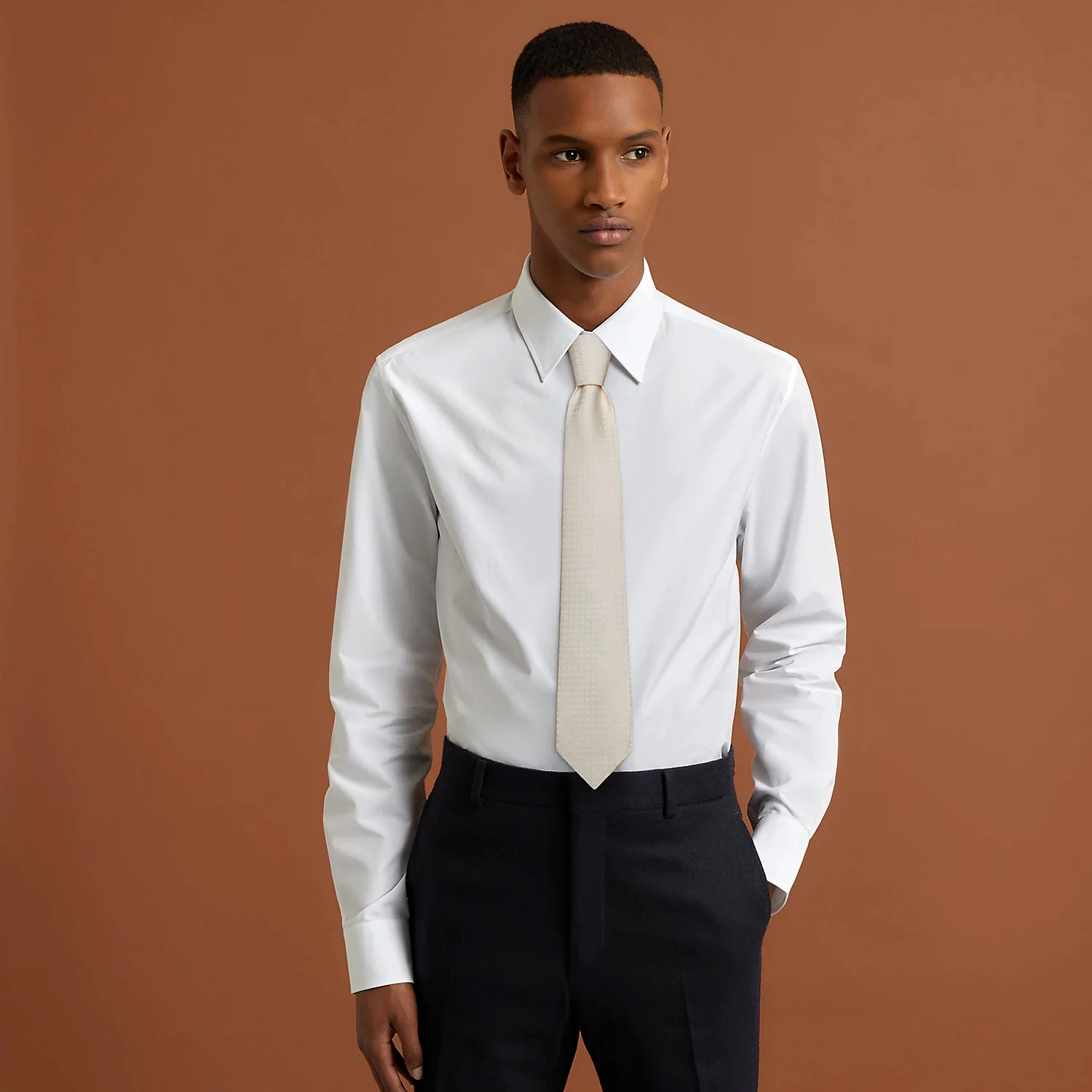 Hermes Faconnee H Tie - Image 2