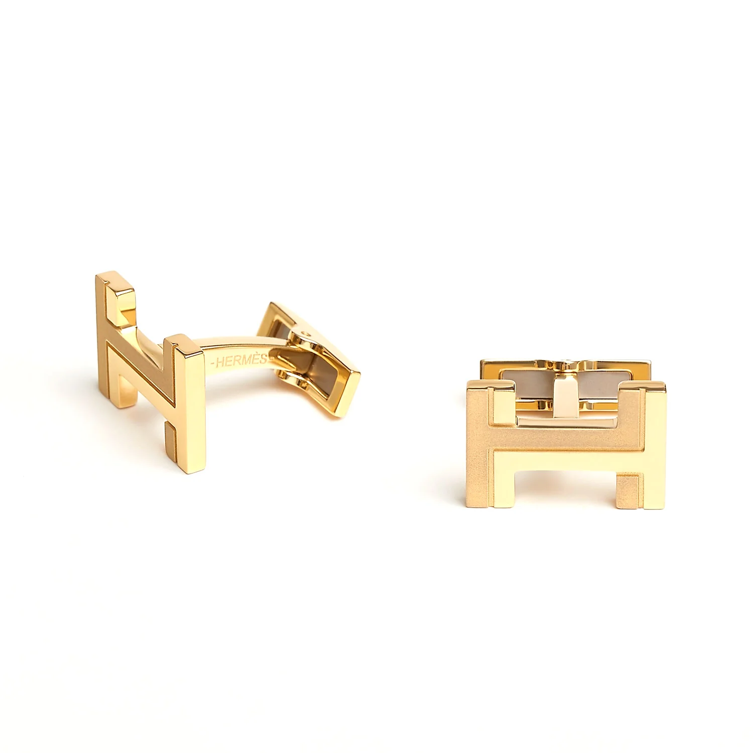 Hermes H Au Carre Cufflinks