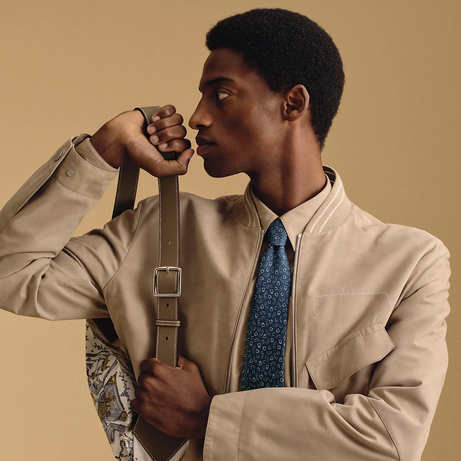 Hermes Metal En Vrac Twillbi Tie - Image 2