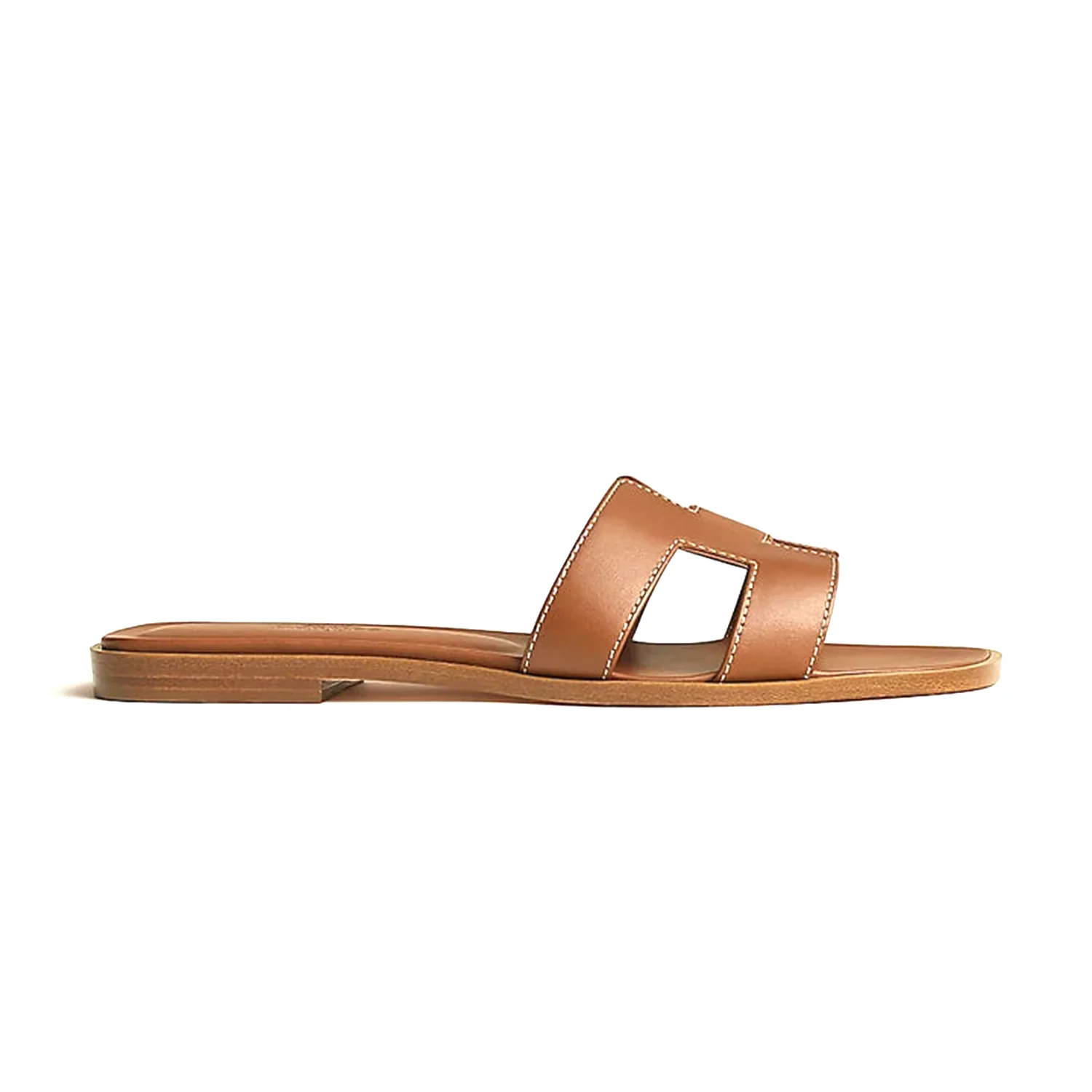 HERMES ORAAN LADIES SANDALS GOLD - Image 2