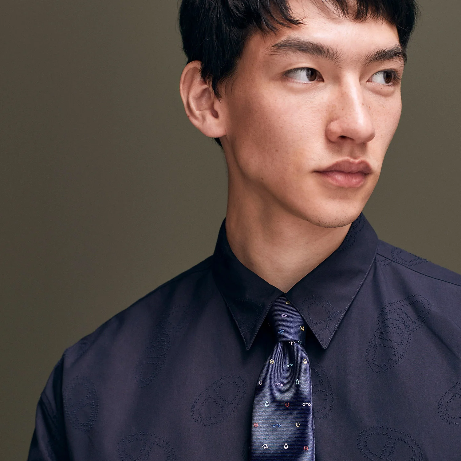 Hermes Tutti Frutti Equestre Tie - Image 2