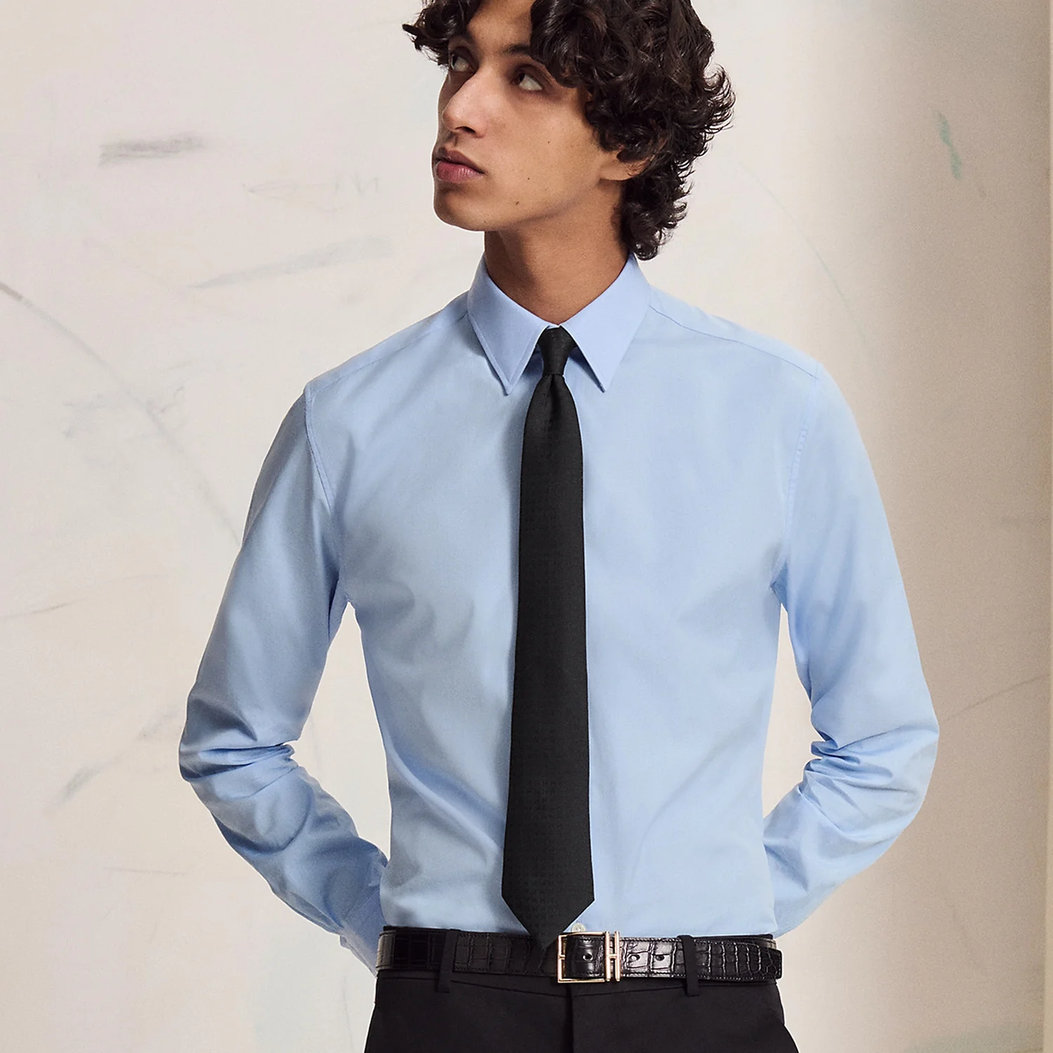 HERMES Faconnee H tie - Image 2