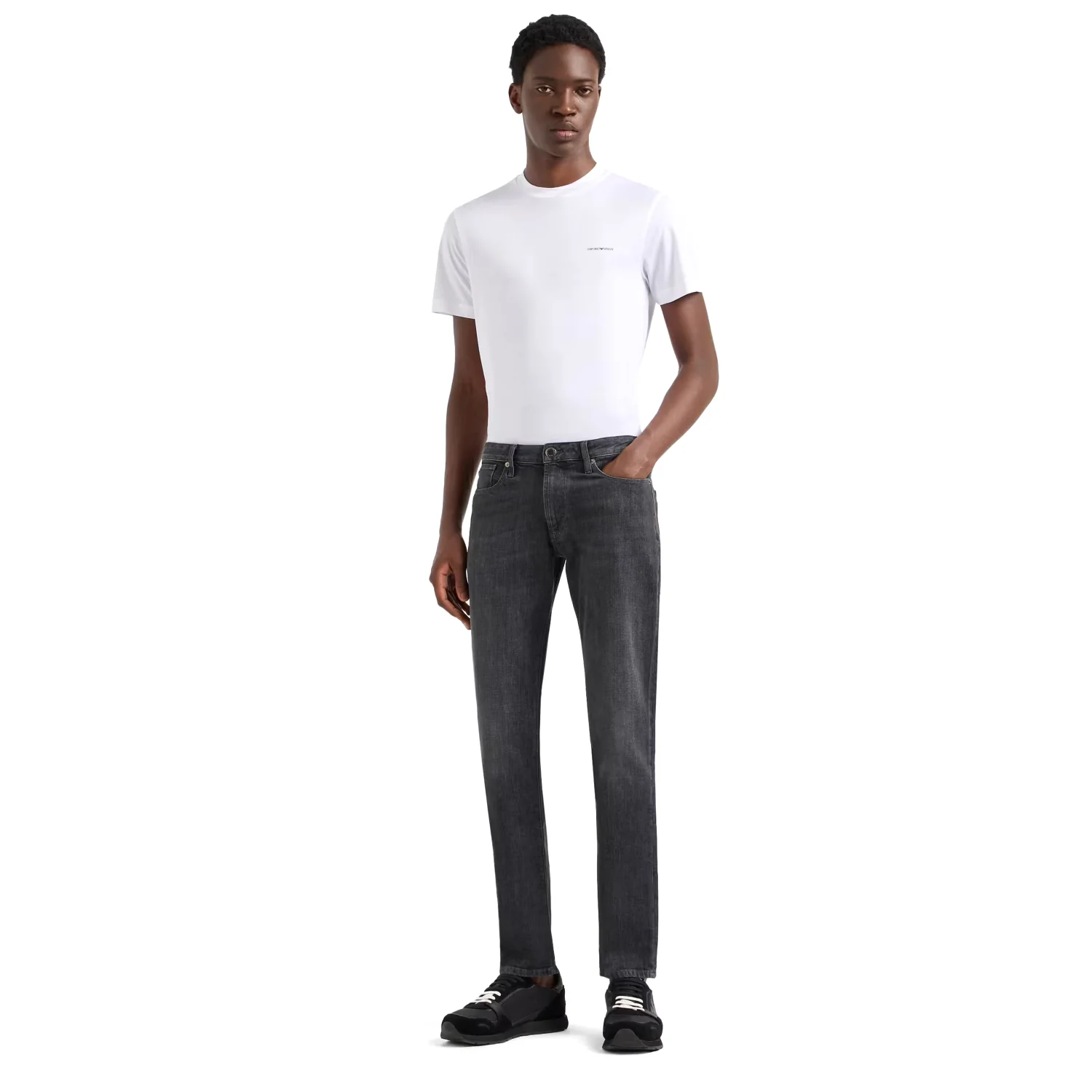 J06 Slim-Fit, Twill-Melange Jeans In 10 Oz Comfort Denim - Image 2