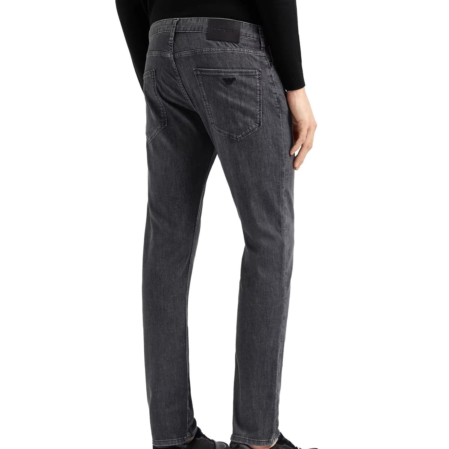 J06 Worn-Effect Wash, Slim-Fit, 8 Oz Denim Jeans - Image 3
