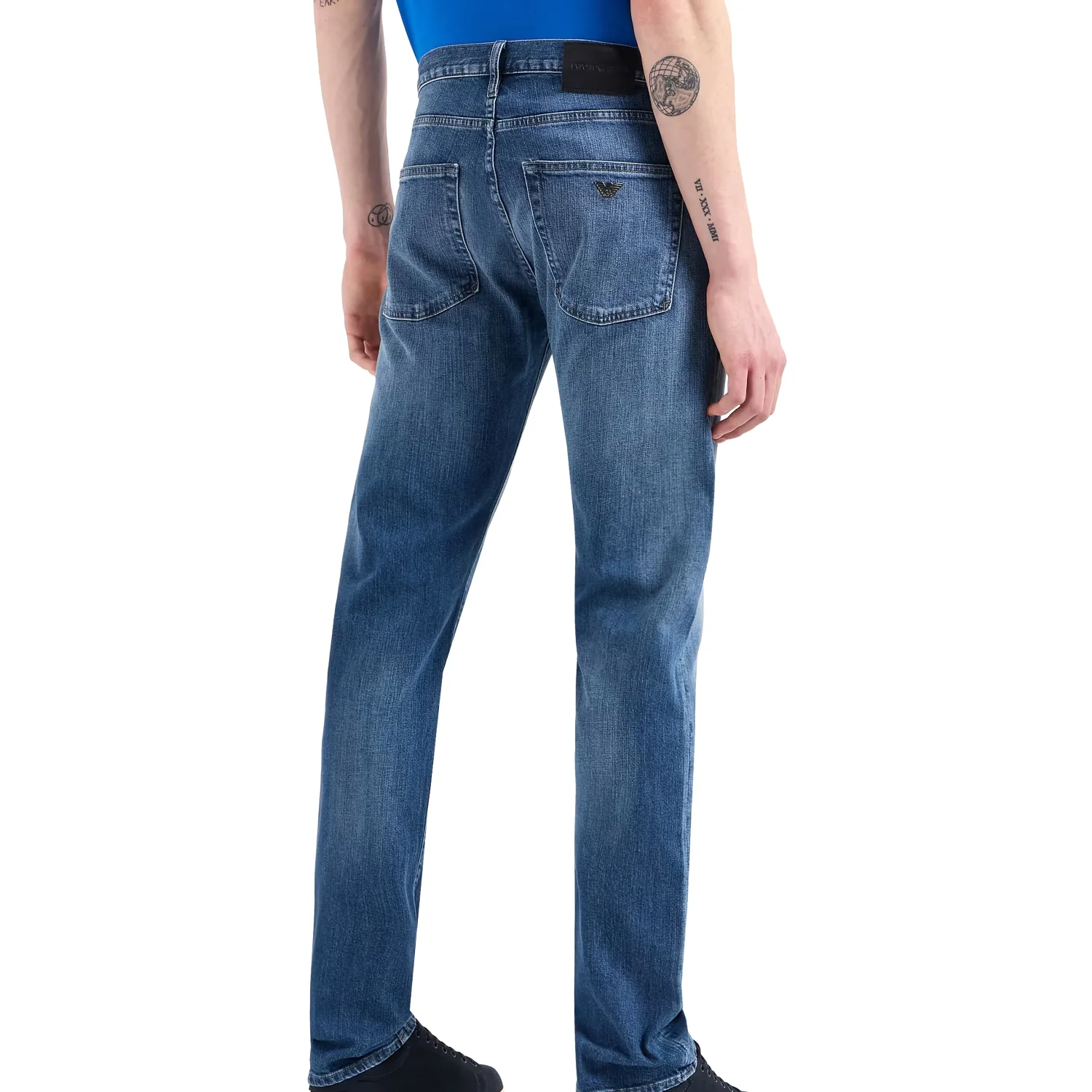 J45 Regular-Fit Jeans In Melange Twill 10 Oz Comfort Denim - Image 3