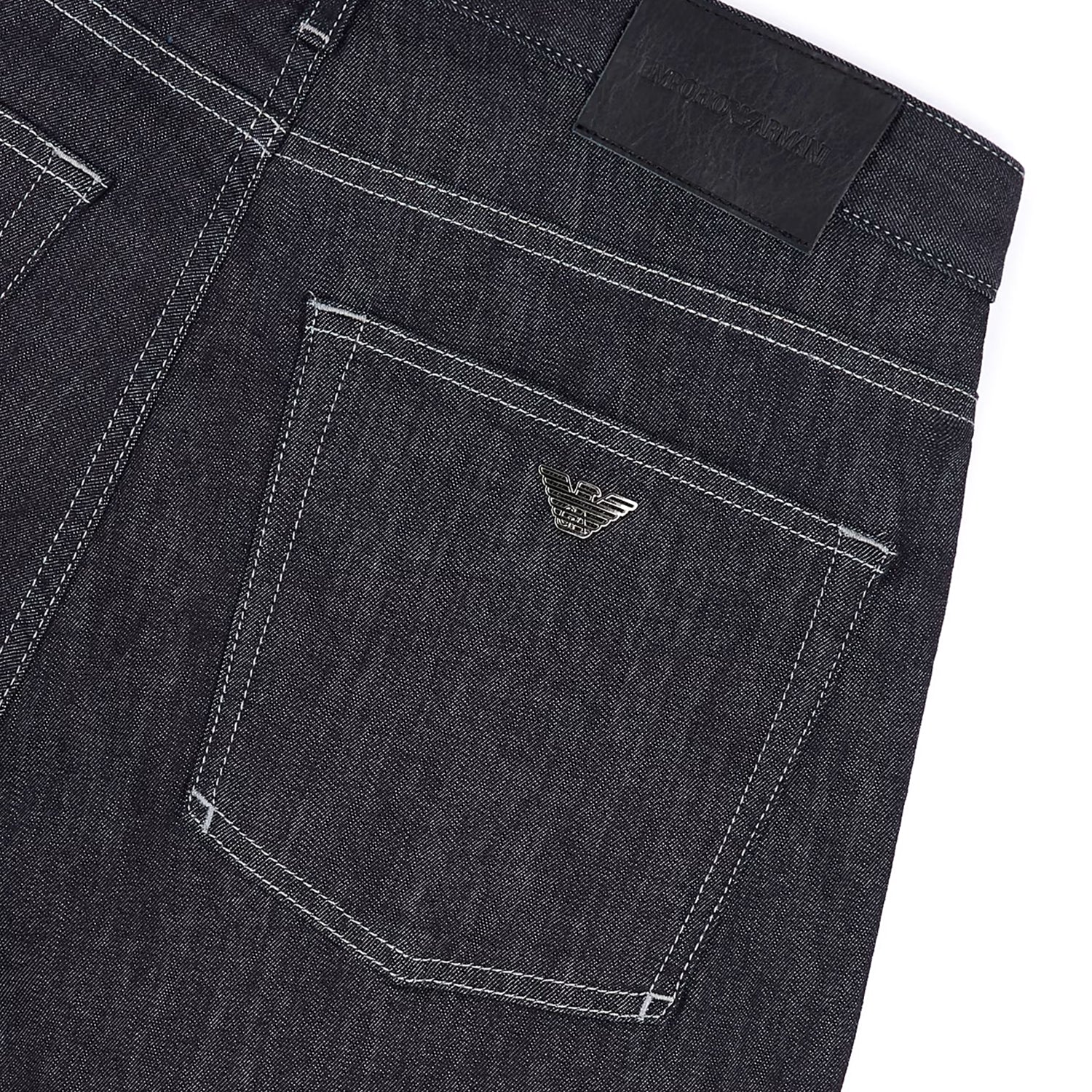 J45 Regular-Fit, Worn-Wash 8 Oz Denim Jeans - Image 4
