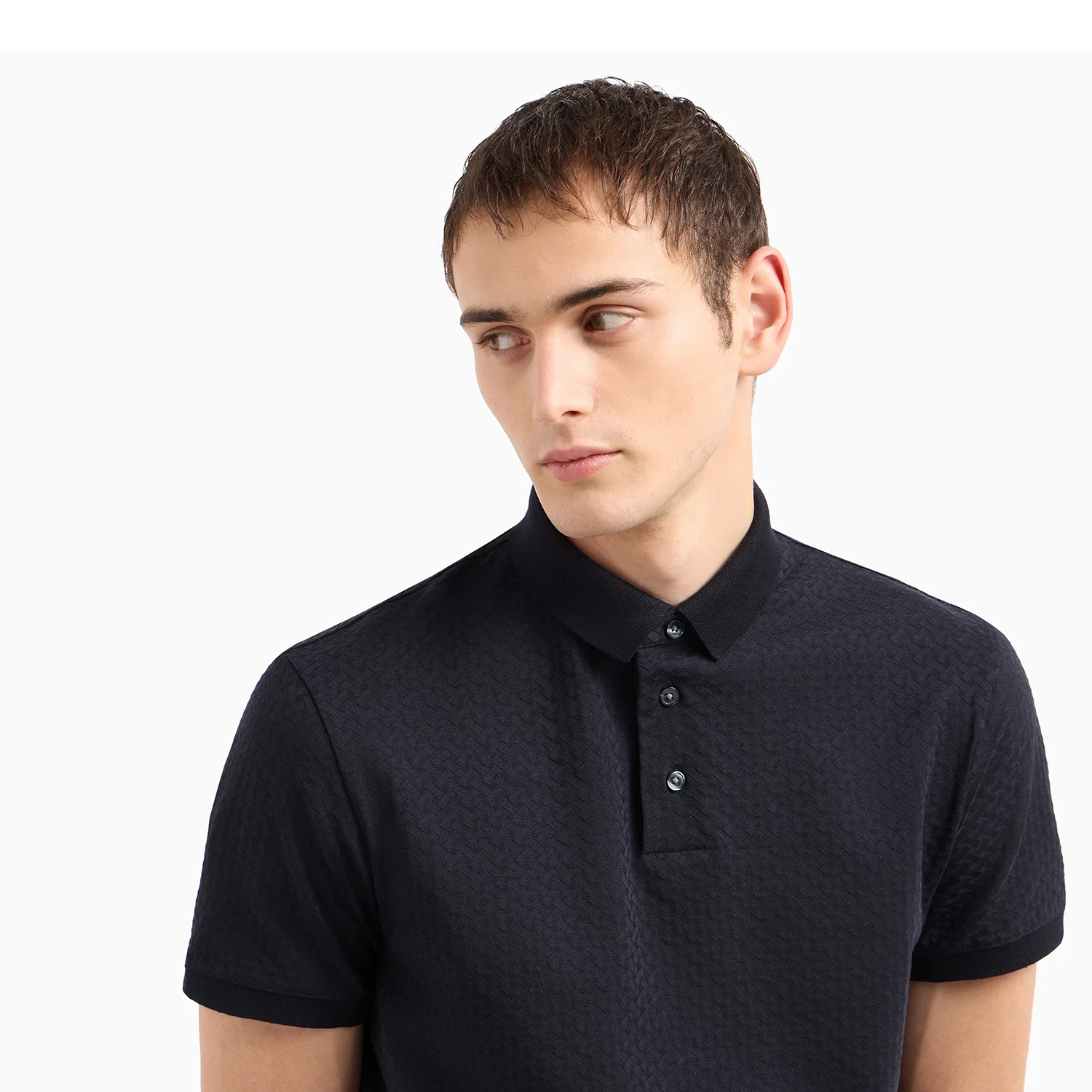 Jacquard Jersey Polo Shirt - Image 21