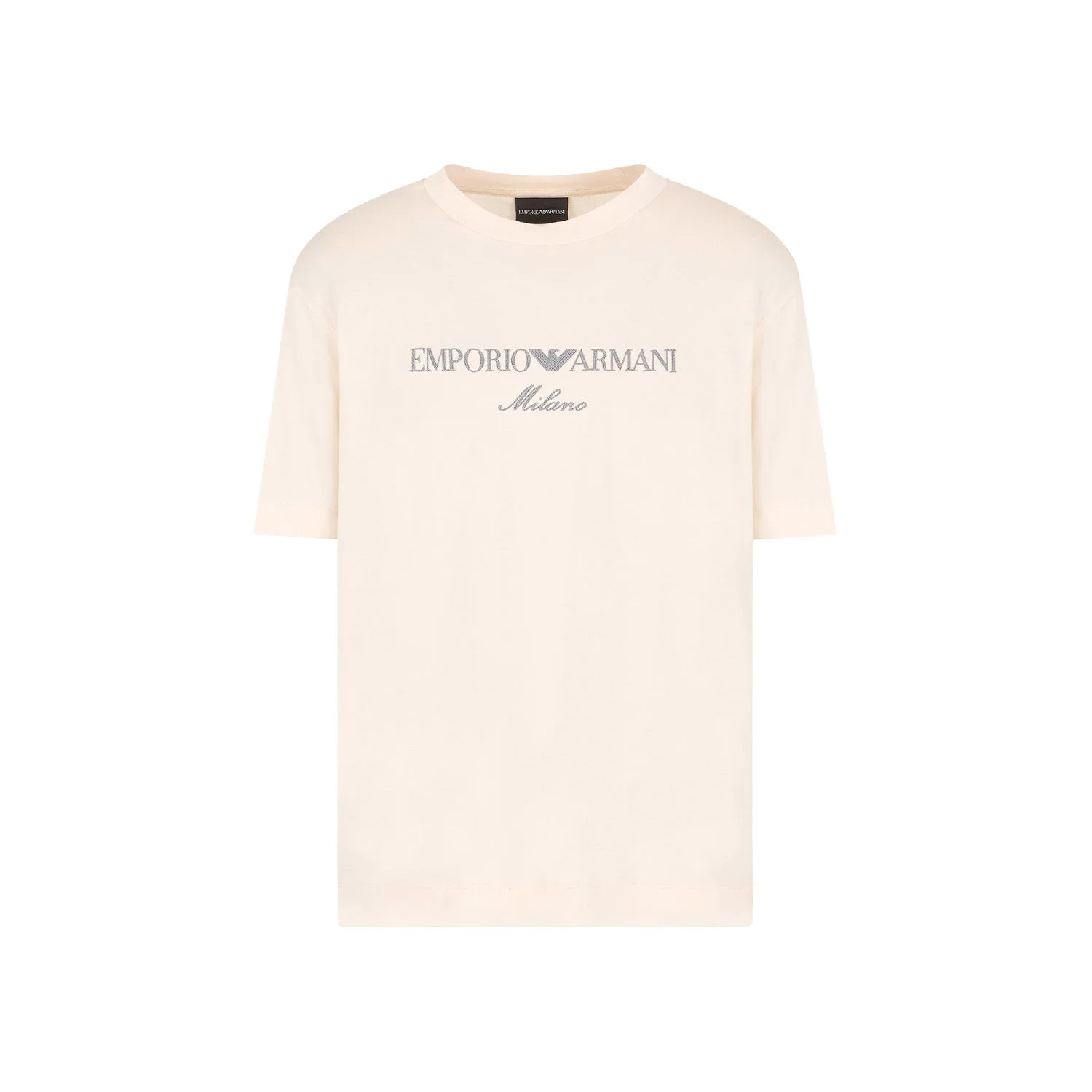 Jersey-Lyocell Blend T-Shirt With Asv Logo Embroidery - Image 6