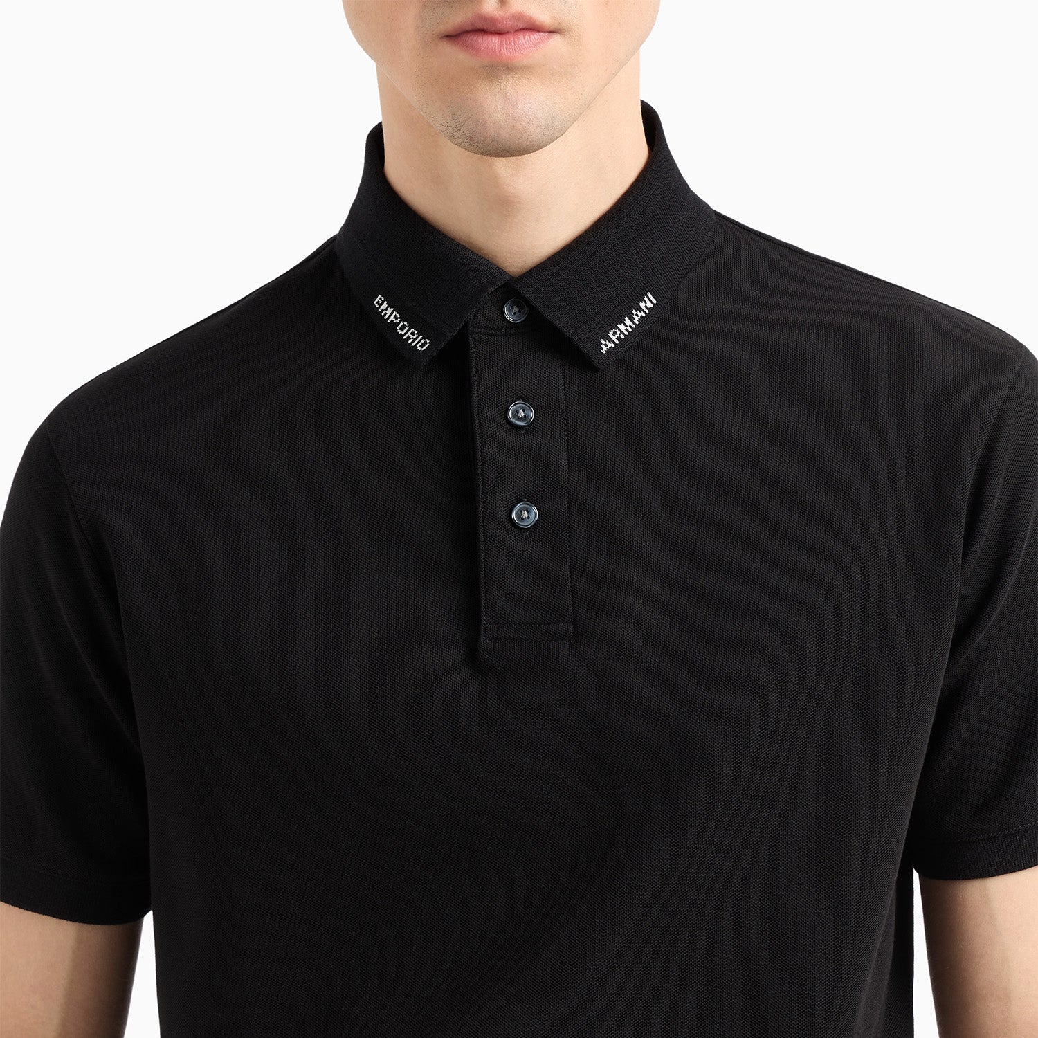 Jersey Polo Shirt With Logo Collar - Image 10