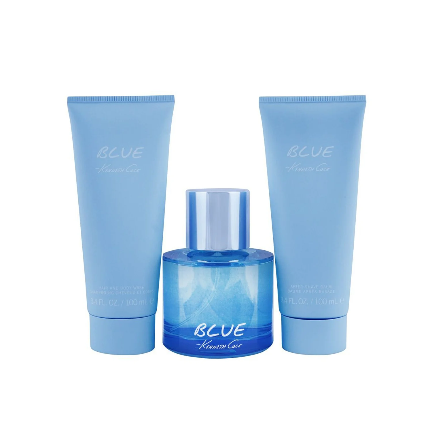 KENNETH COLE BLUE 3S SET (100ML+100ML A/SHAVE+100ML H/WASH)