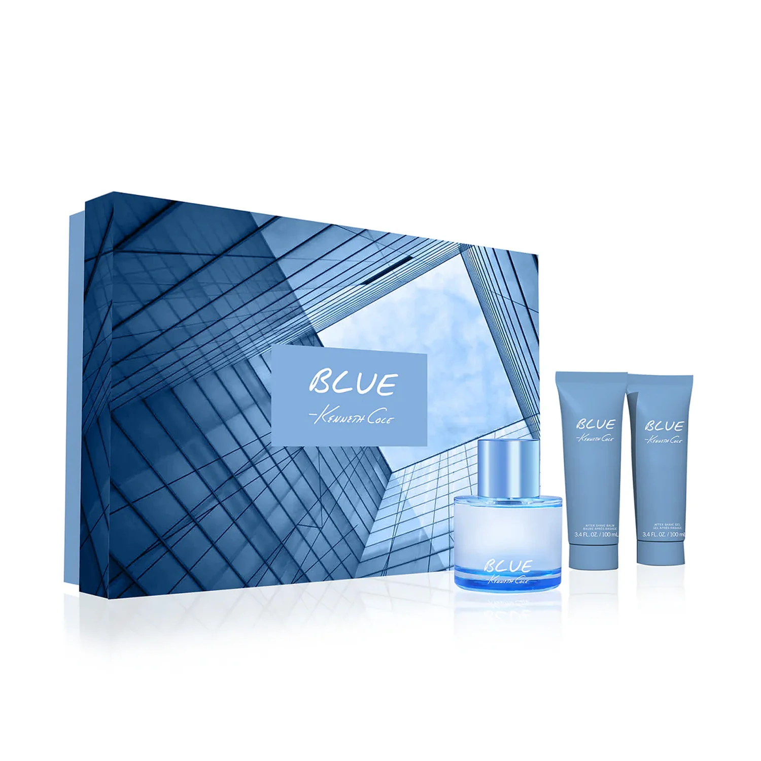 KENNETH COLE BLUE 3S SET (100ML+100ML A/SHAVE+100ML H/WASH) - Image 2