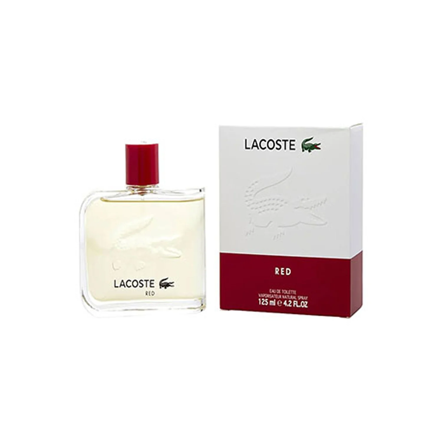 LACOSTE RED MEN EDT 125ML - Image 2