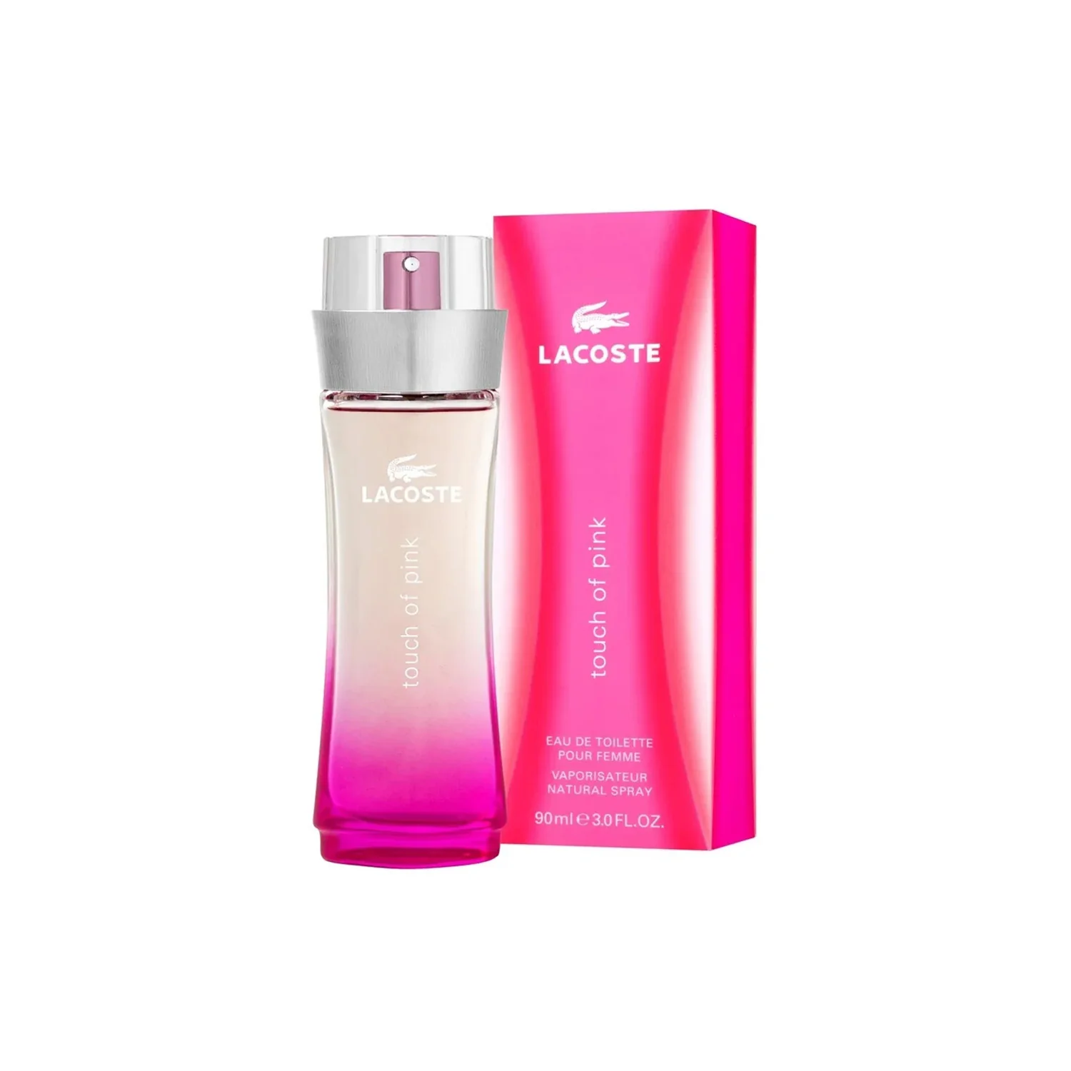 LACOSTE TOUCH OF PINK WOMEN EDT 90ML - Image 2
