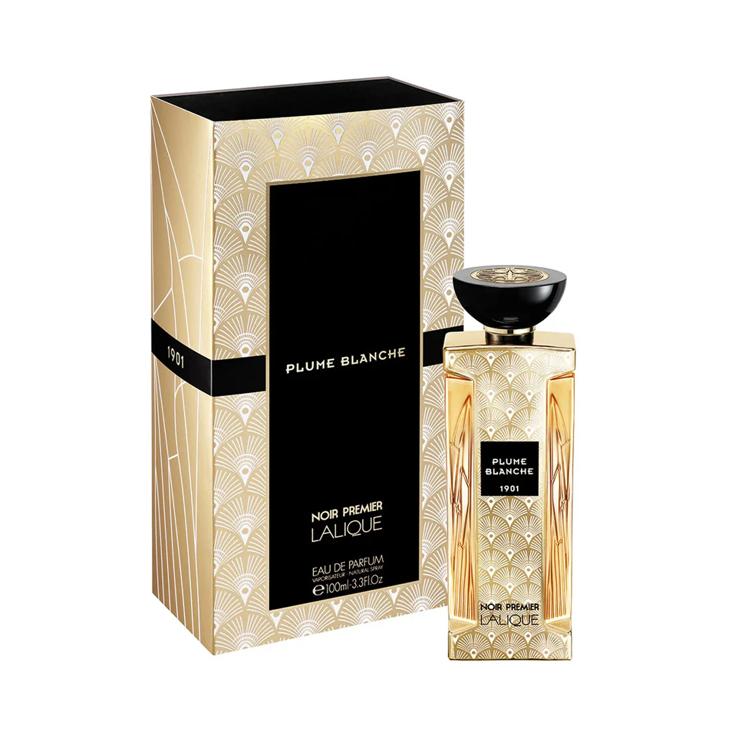 LALIQUE PLUME BLANCHE NOIR EDP 100ML - Image 2