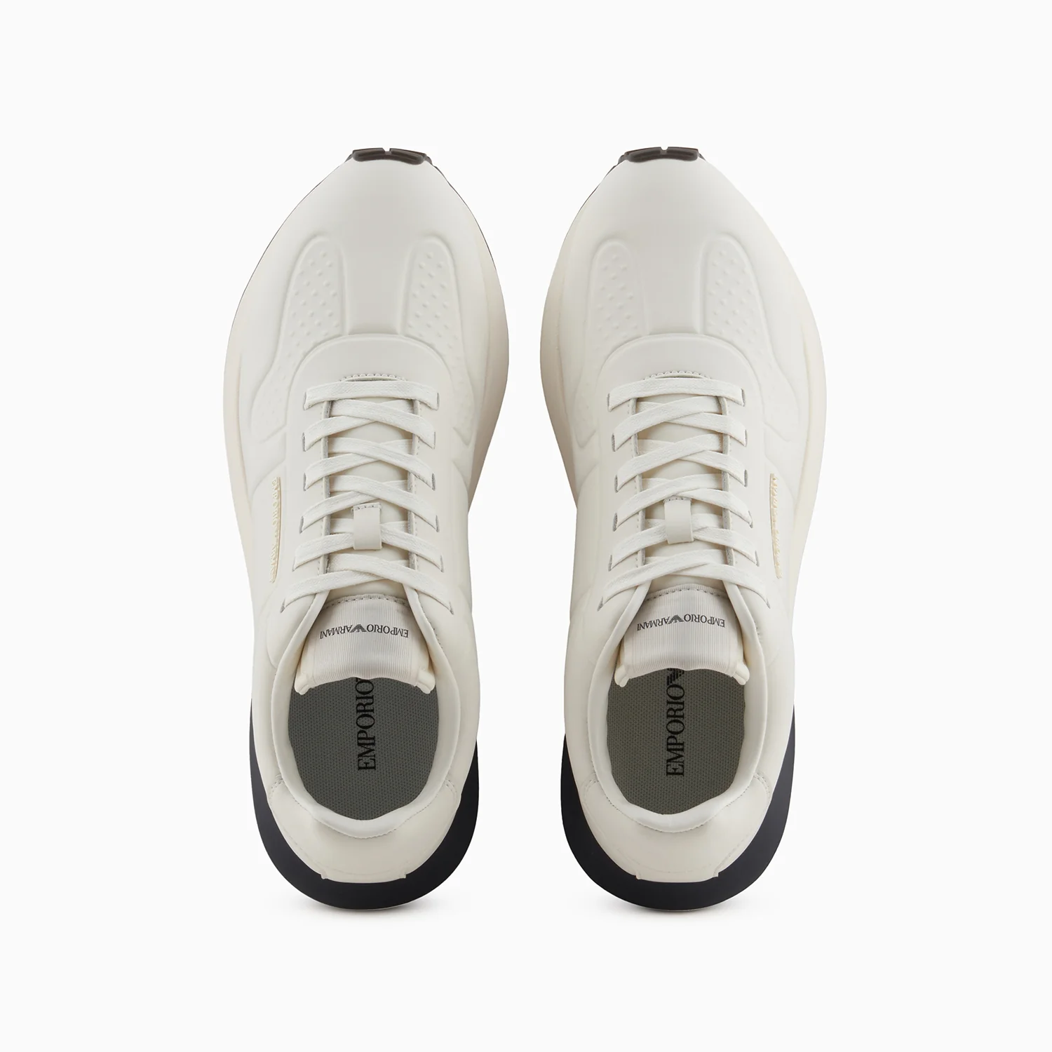 Leather Sneakers With Thermoformed Details - Image 4