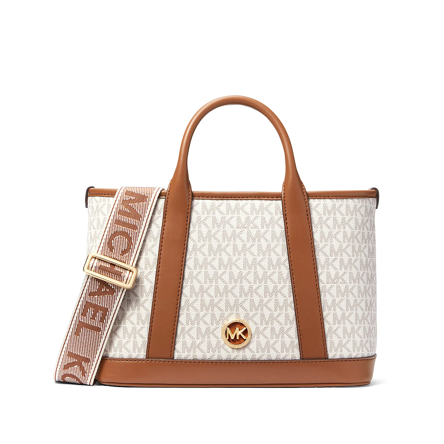 Luisa Small Signature Logo Satchel - Image 4
