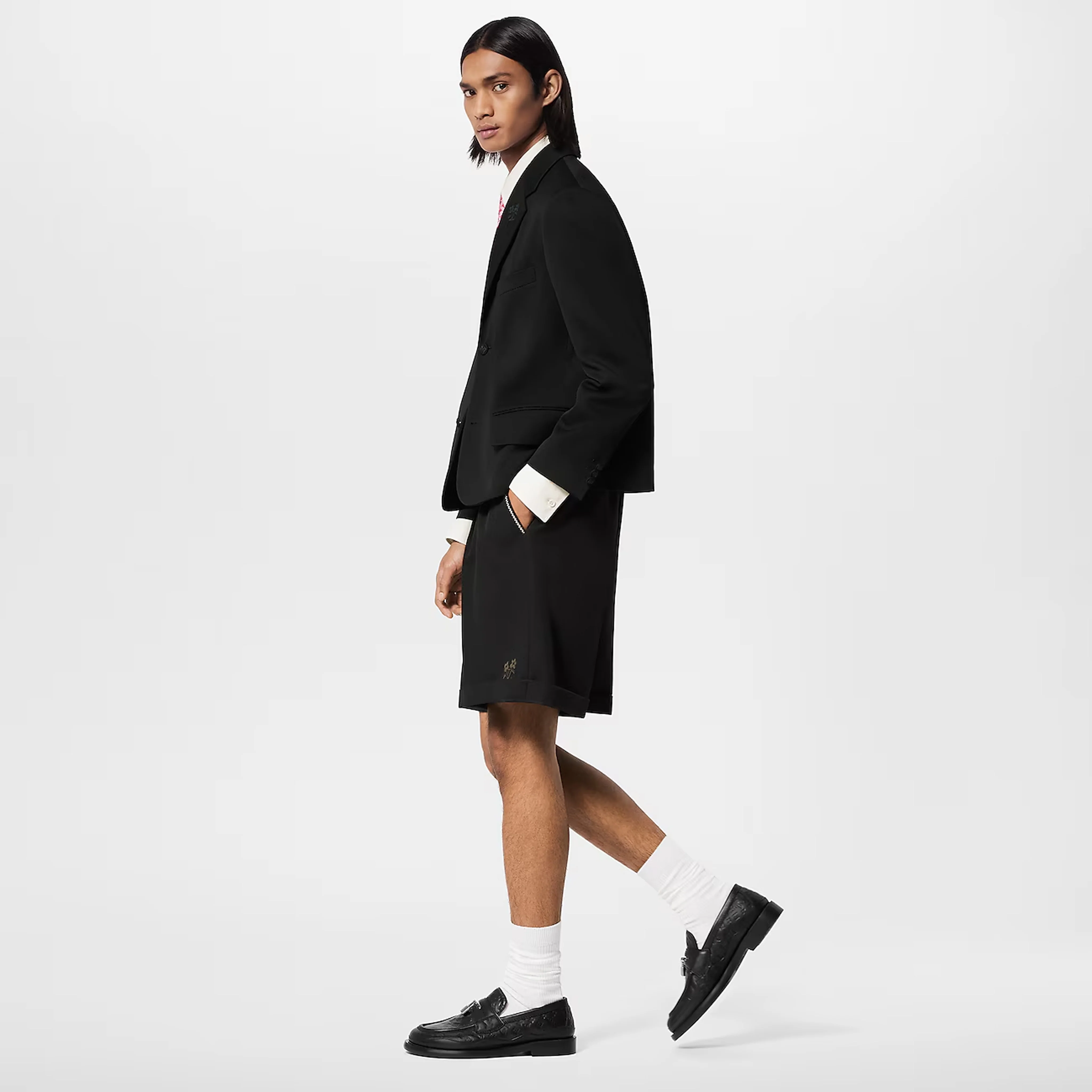 LV Dandy Loafer Denim Noir - Image 3