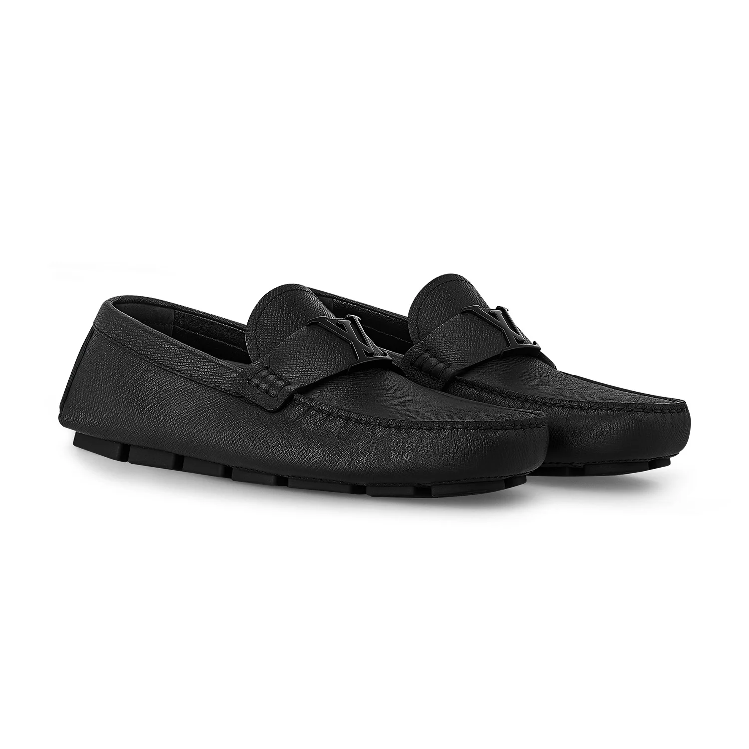 LV Monza Moccasin Black Buckle