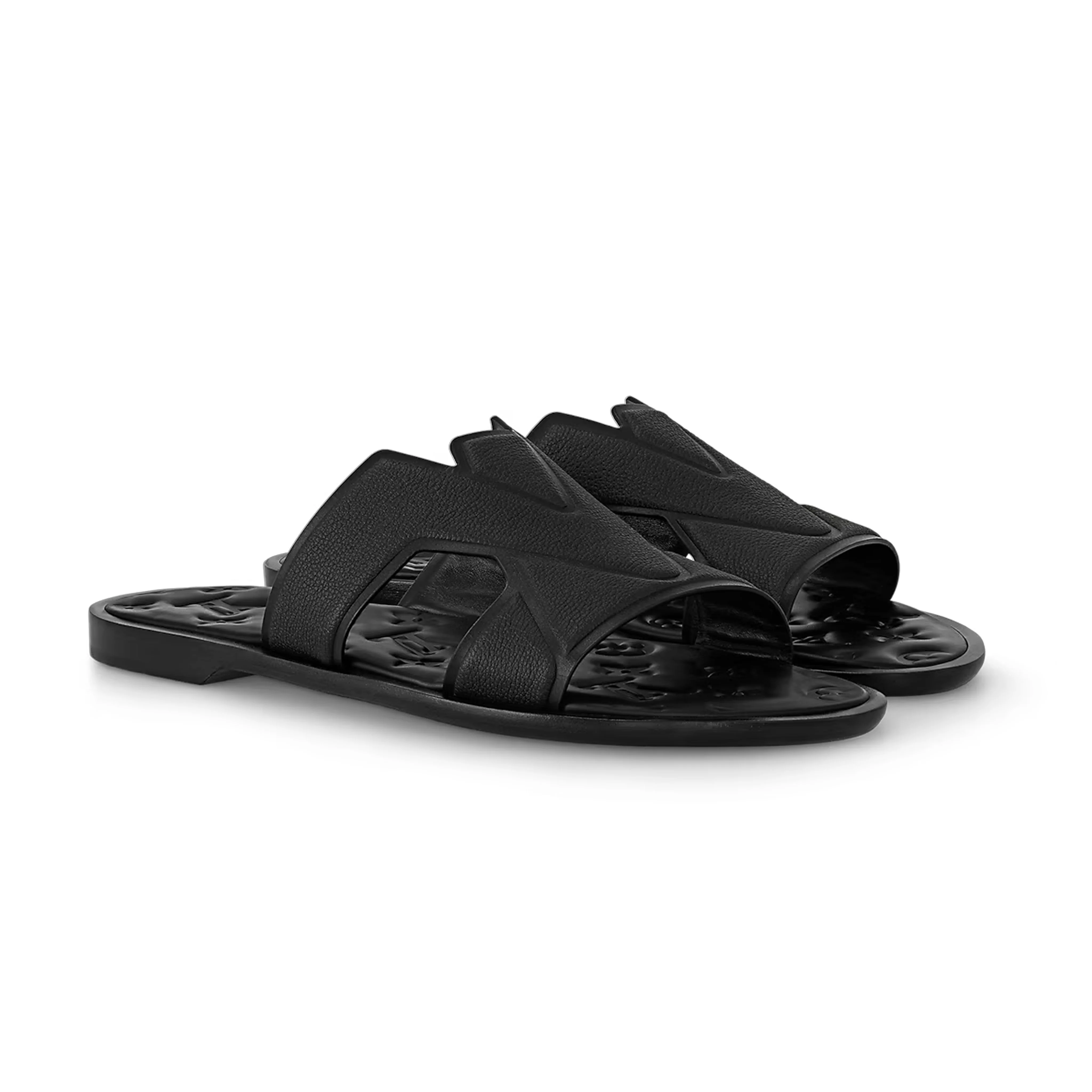 LV Oasis Mules Grained Calf Leather