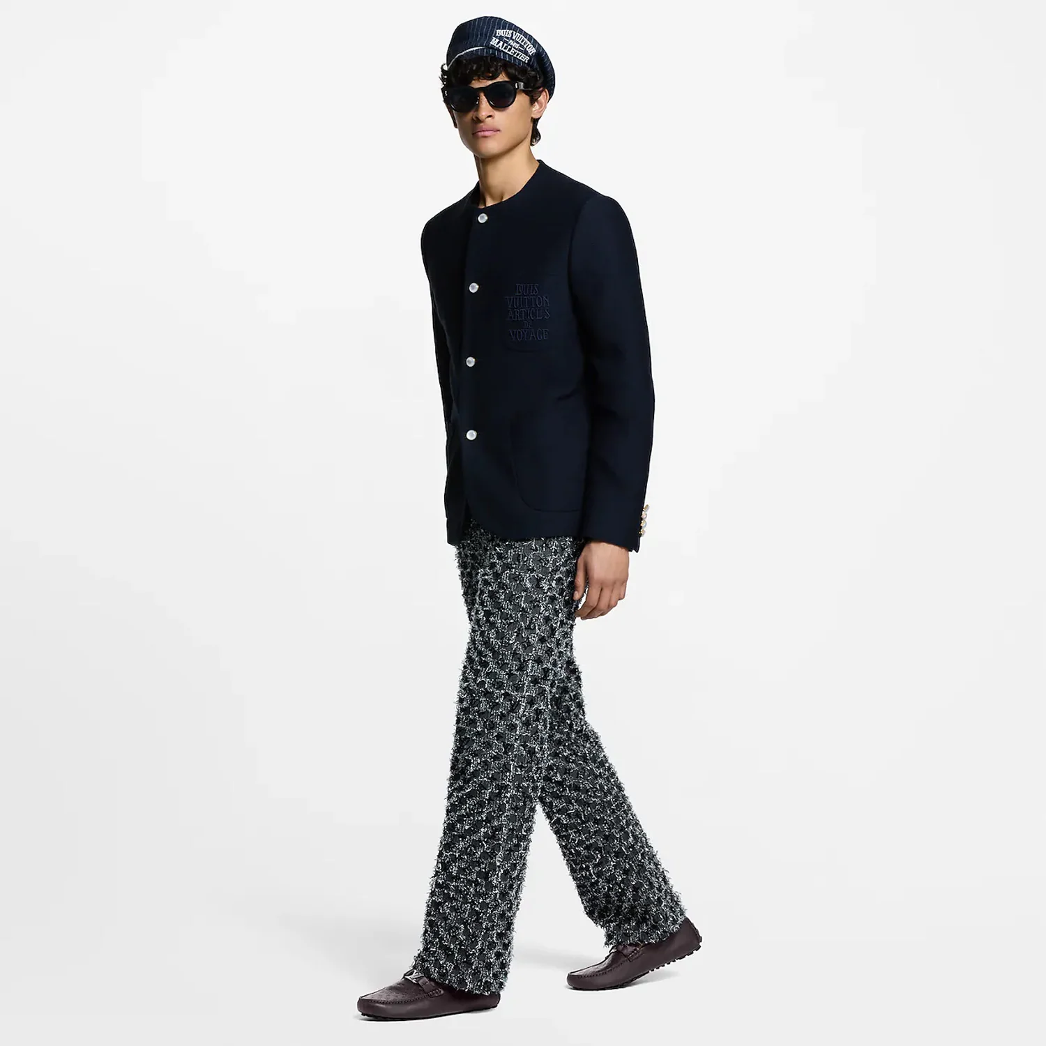 LV Silverstone Moccasin Mono Embossed - Image 5