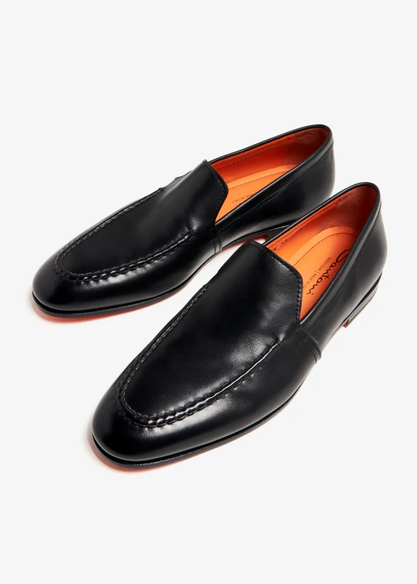 MCNC18123SA4BFUHNOI BLACK SANTONI SHOES MEN - Image 2