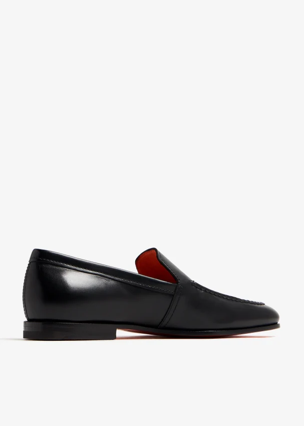 MCNC18123SA4BFUHNOI BLACK SANTONI SHOES MEN - Image 3