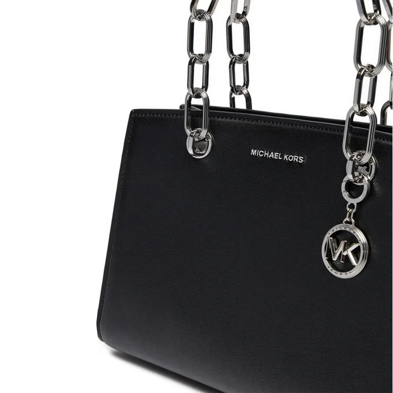 Medium Cynthia Logo Lettering Tote Bag - Image 5
