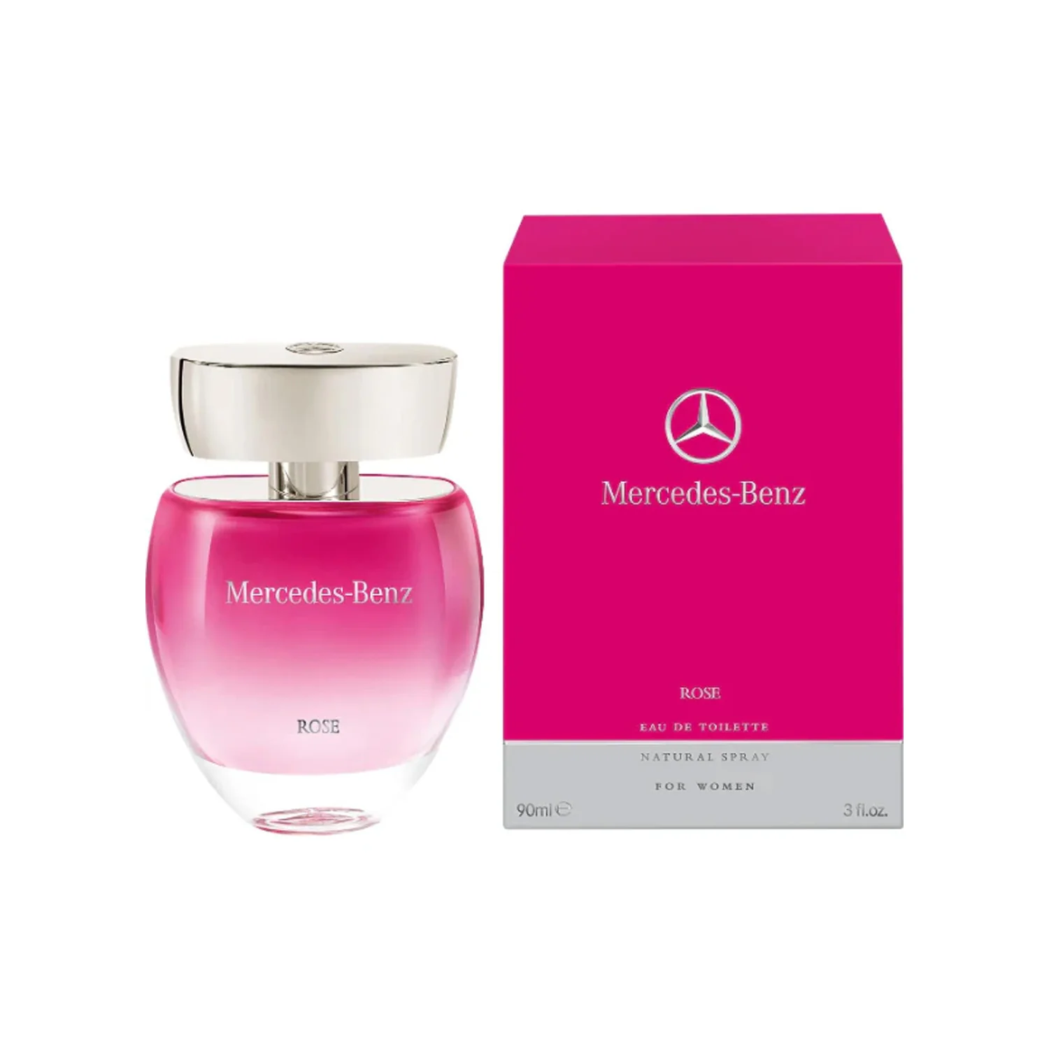 MERCEDES BENZ ROSE WOMEN EDT 90ML - Image 2