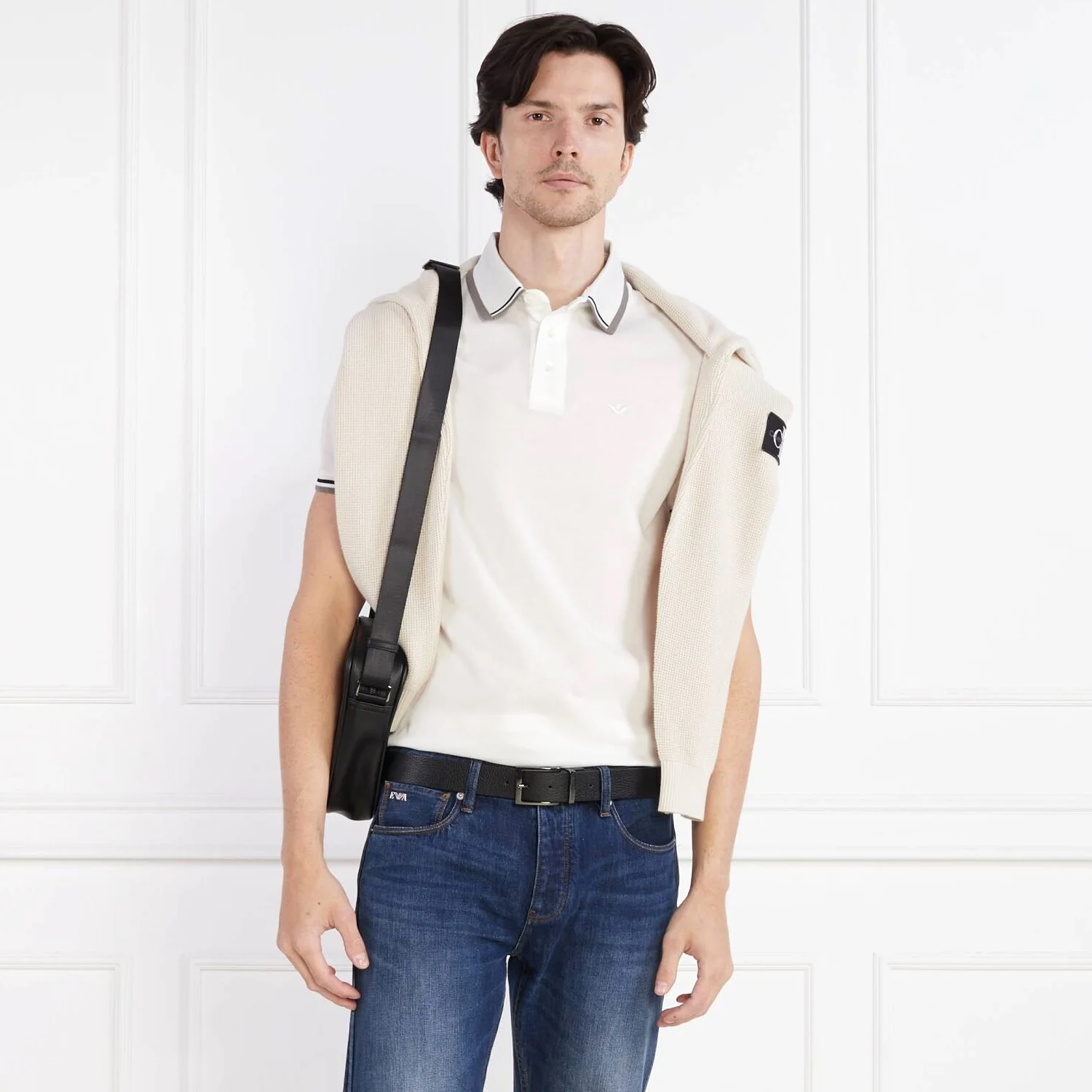 Mercerised Piqu Polo-Blue - Image 2