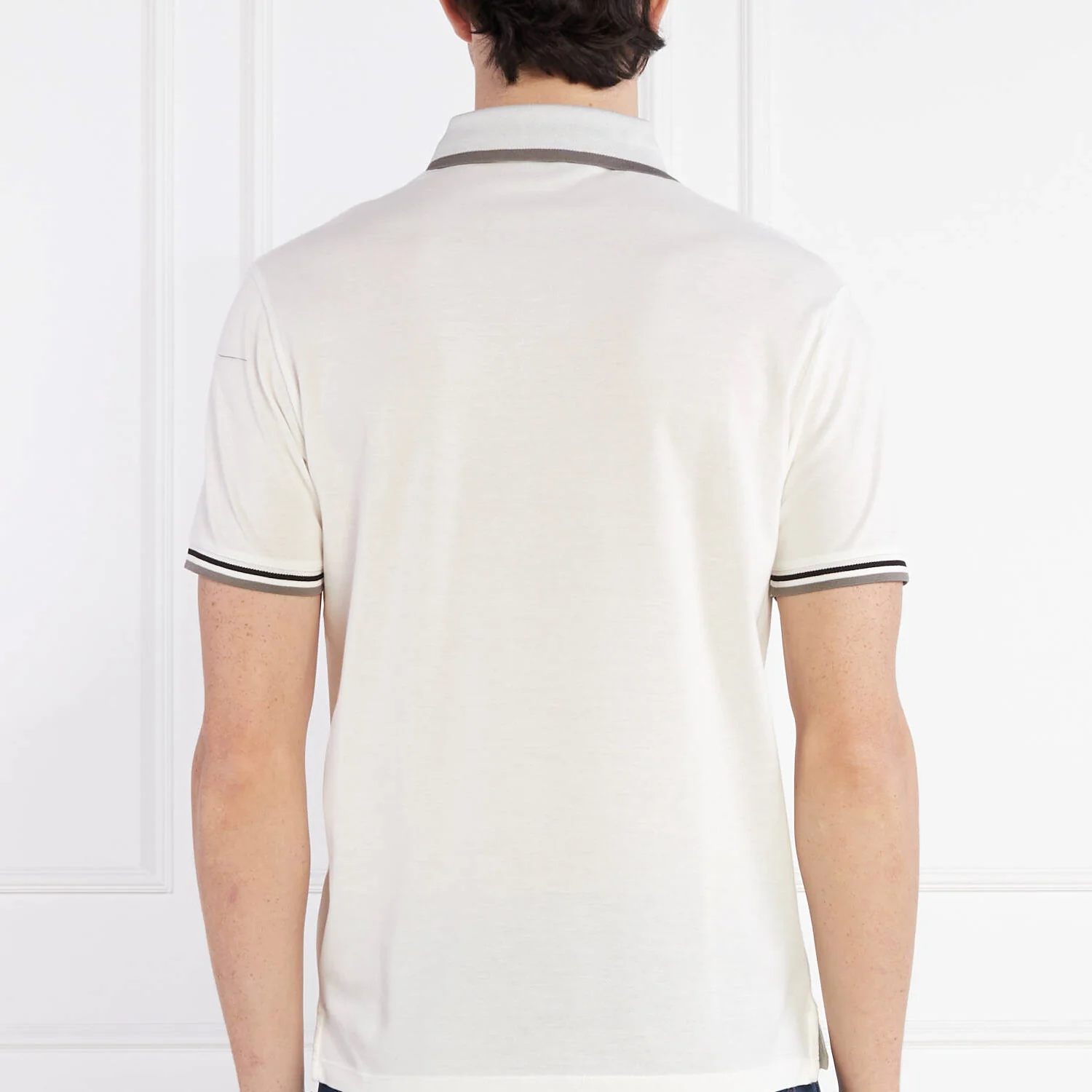 Mercerised Piqu Polo-Blue - Image 3