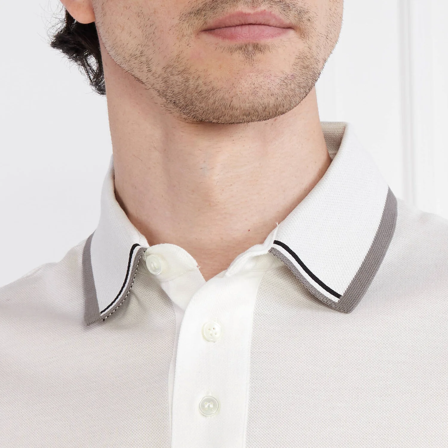 Mercerised Piqu Polo-Blue - Image 4