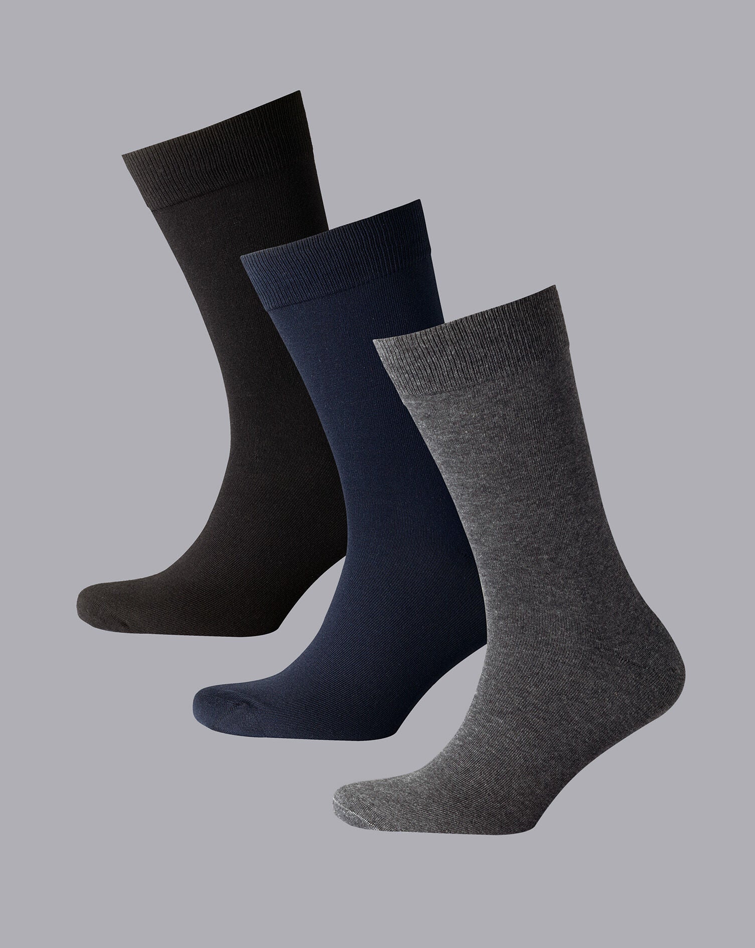 MULTI COTTON RICH 3 PACK SOCKS - Image 2
