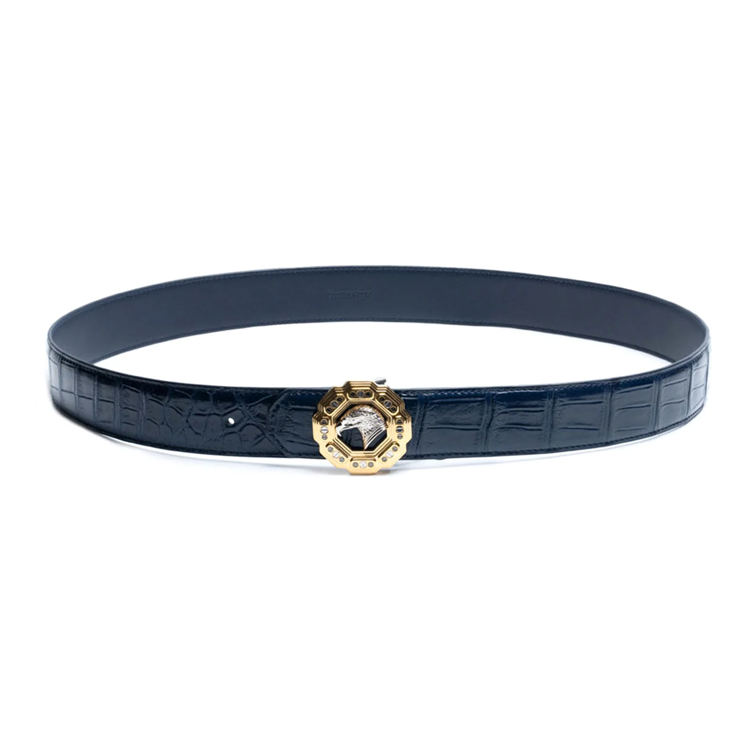 N381CM C558T2 B013 Crocodile Belt S.R MEN BELT