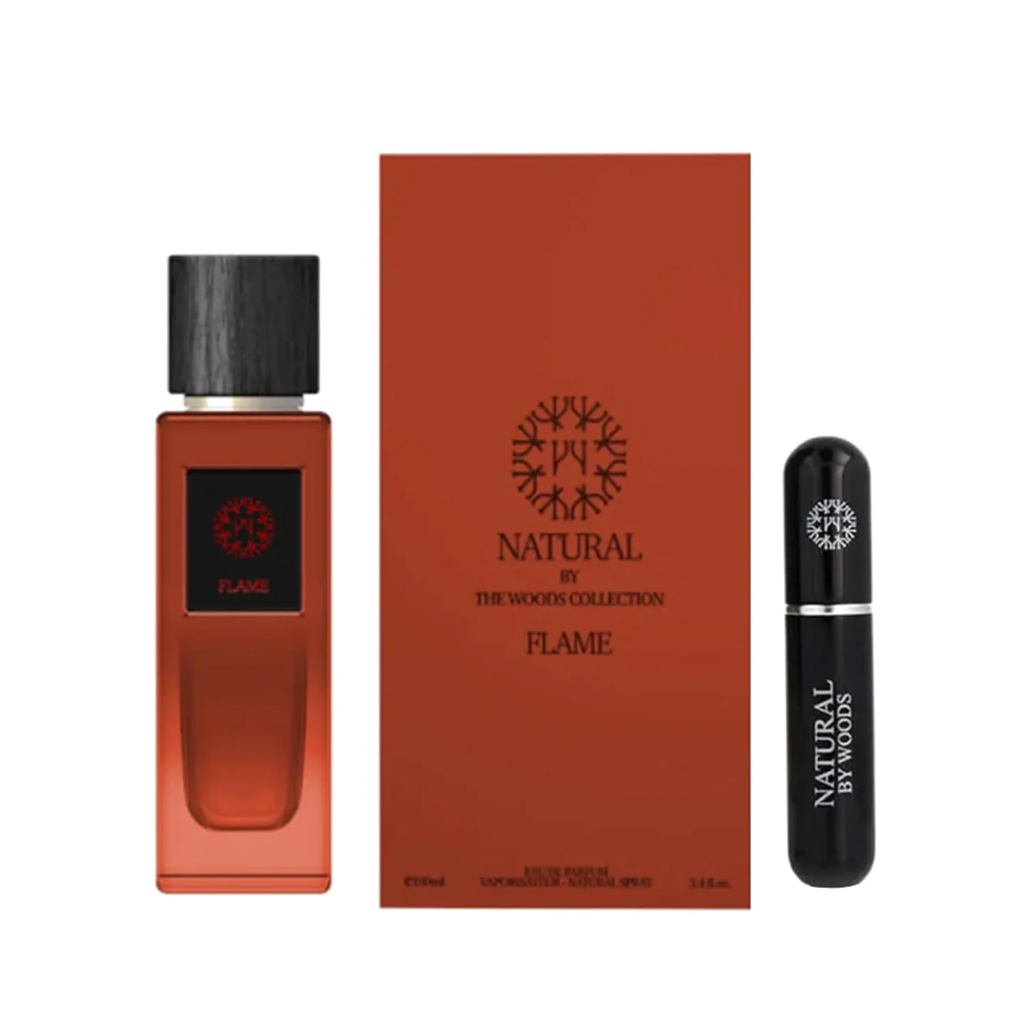 NATURAL BY WOODS FLAME EDP 100ML + 5ML - Image 2