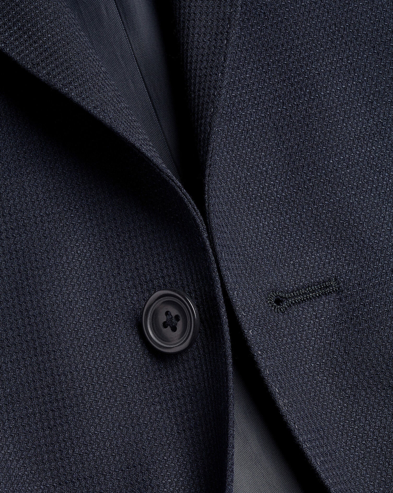 NAVY SLIM FIT PROPER BLAZER - Image 3