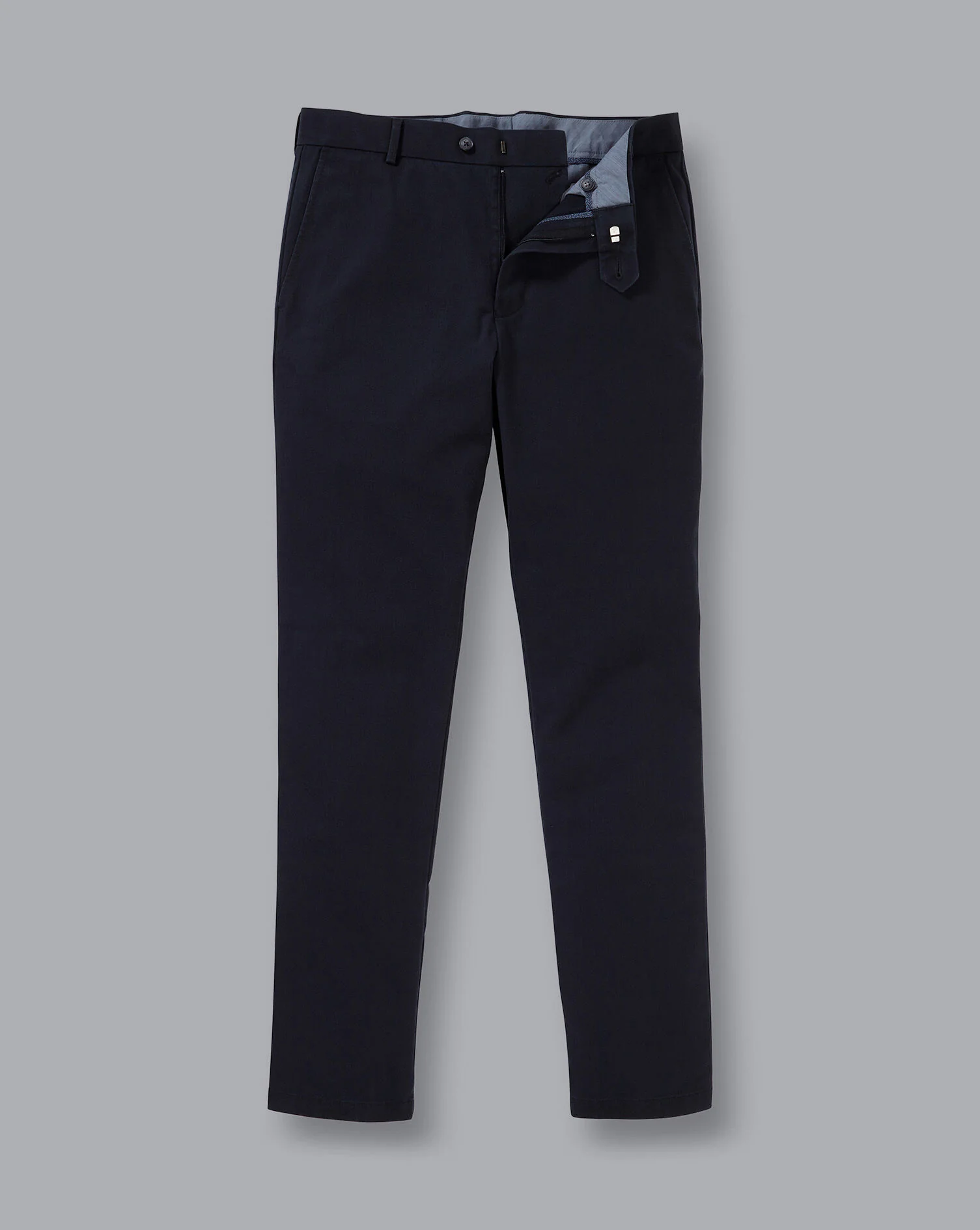 NAVY SLIM FIT ULTIMATE NON-IRON CHINO - Image 2
