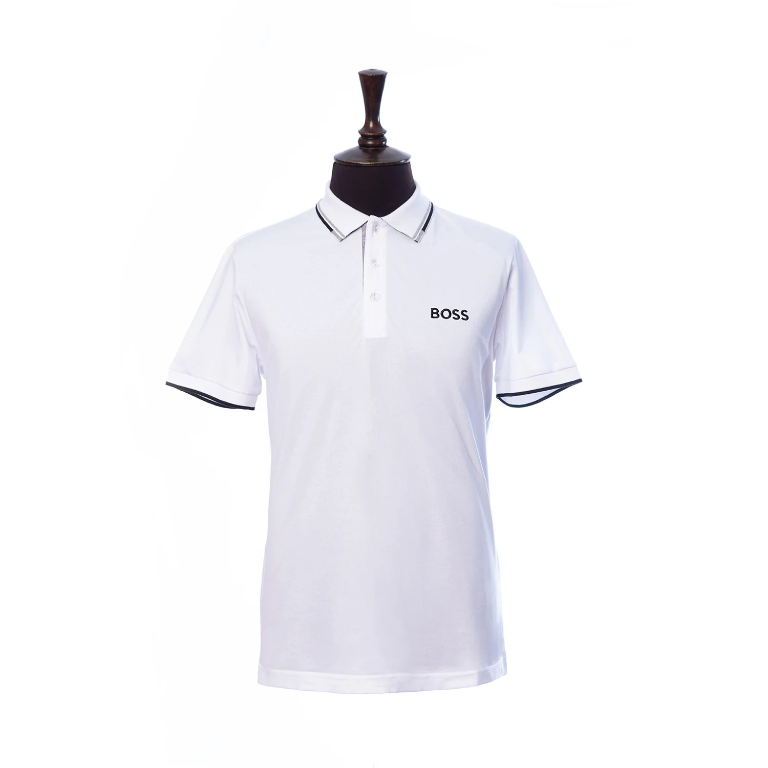 Paddy Polo Shirt In Cotton Piqua With Logo Undercollar