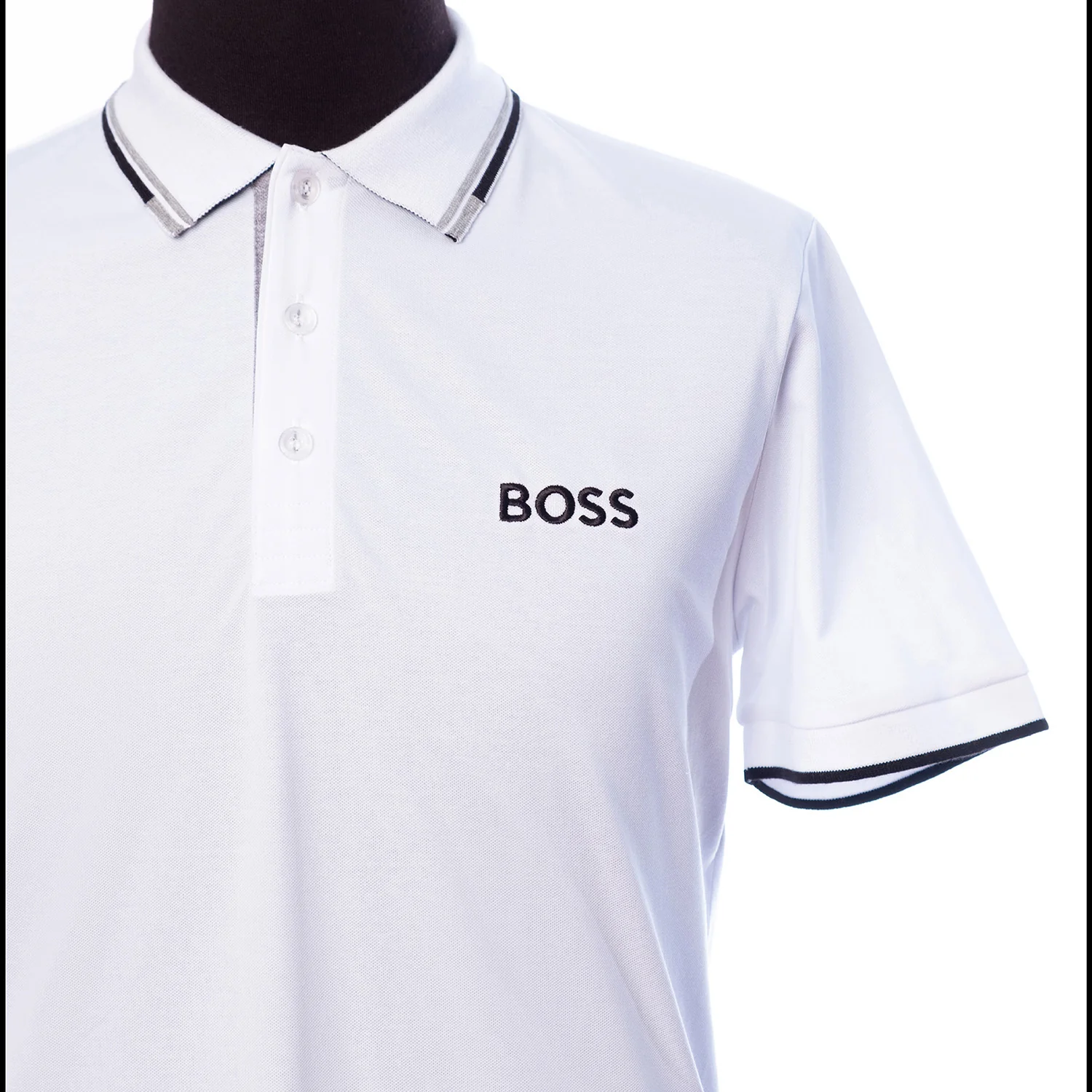 Paddy Polo Shirt In Cotton Piqua With Logo Undercollar - Image 3