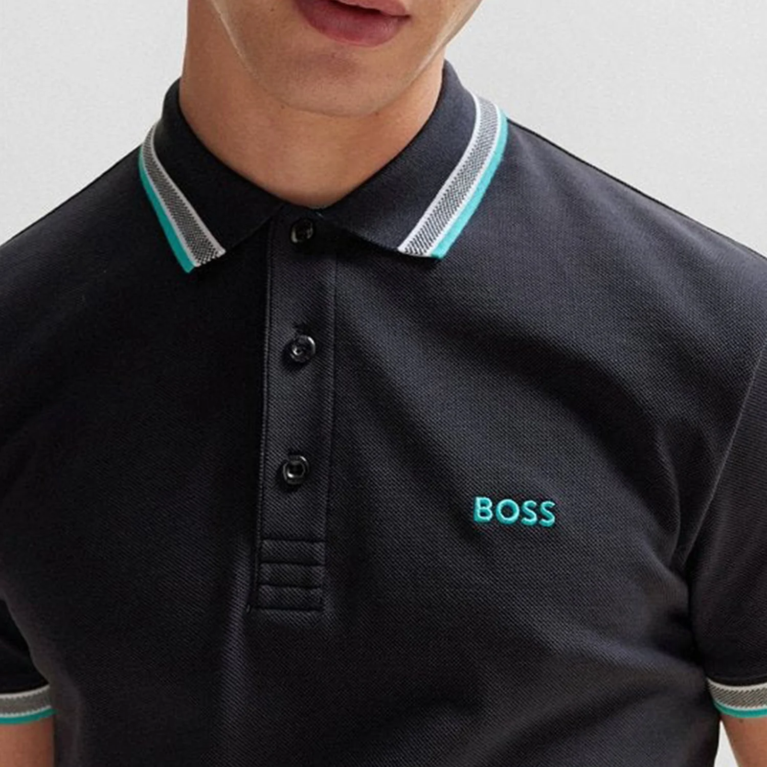 Paddy Polo Shirt In Cotton Piqua With Logo Undercollar - Image 8