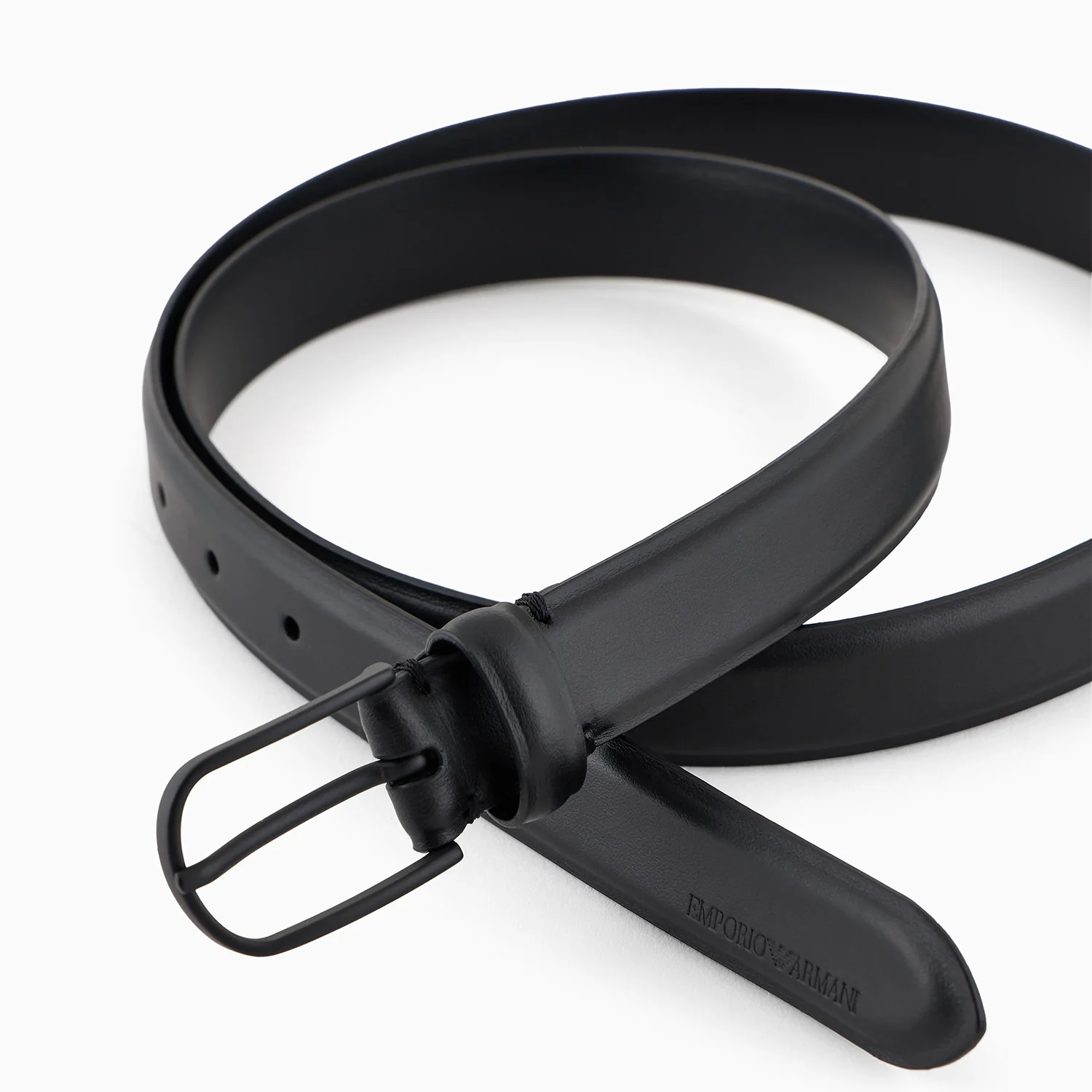 Pebbled Leather Belt - Image 3