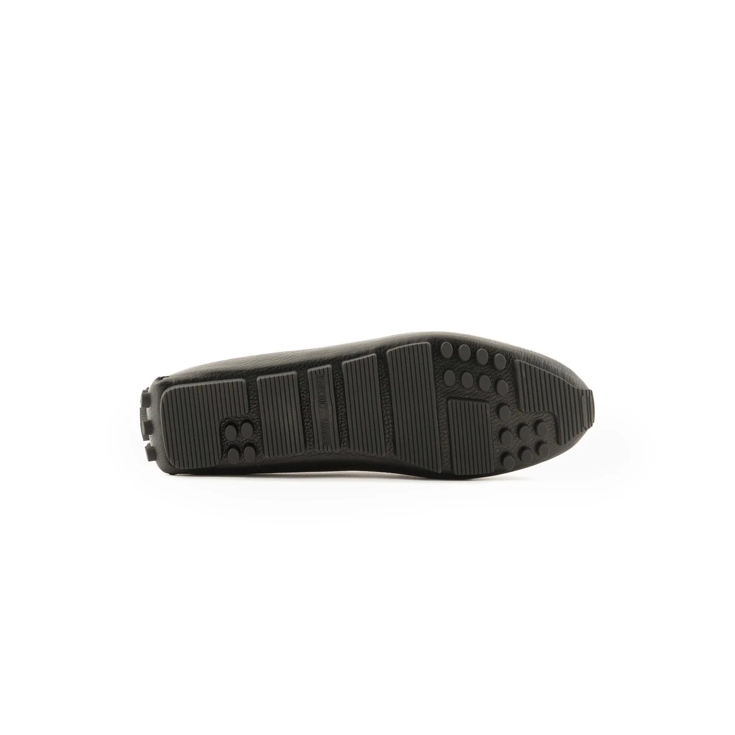 Pebbled Leather Driving Loafers With Stirrup Bar - Image 3