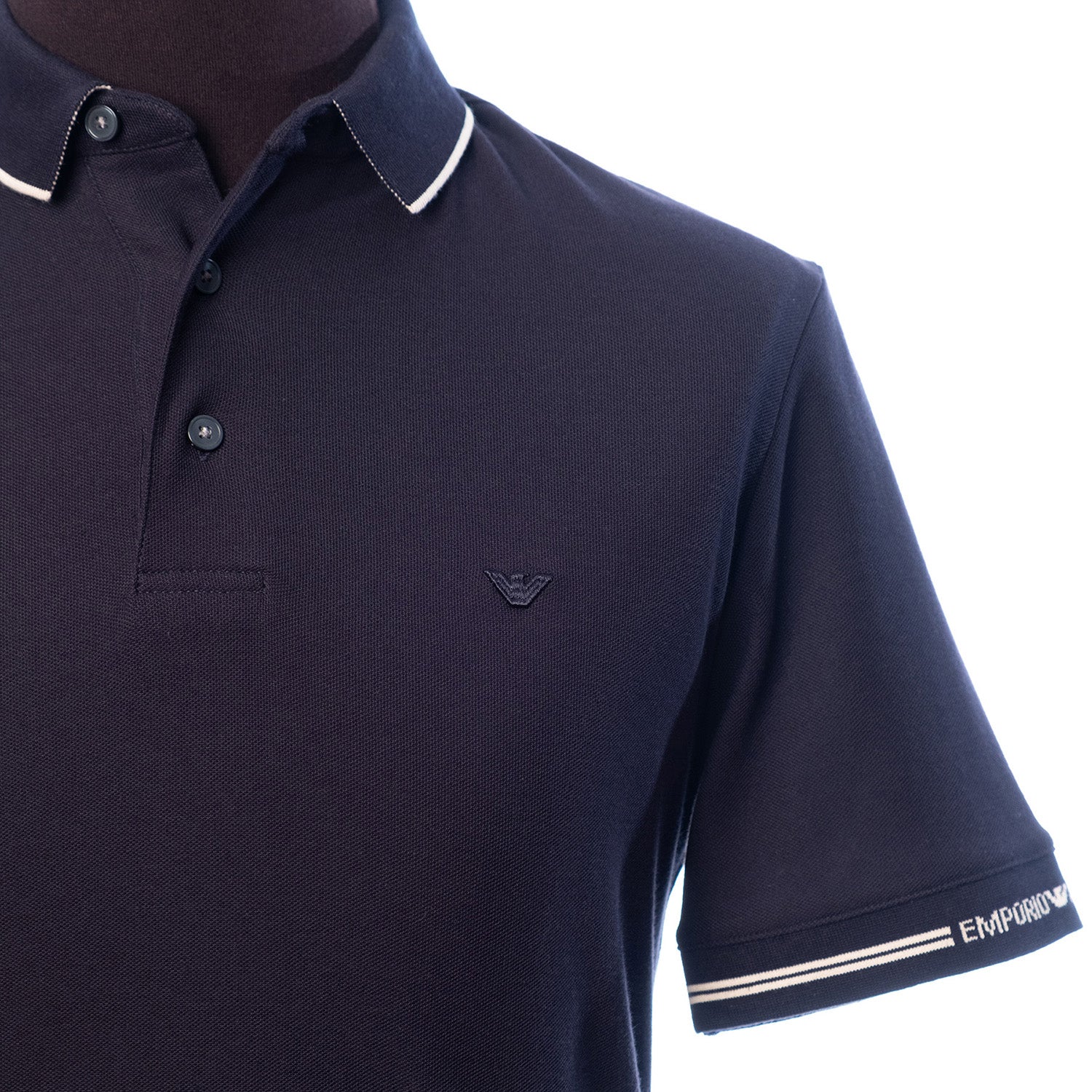 Piqua Polo Shirt With Piped Cuff - Image 11
