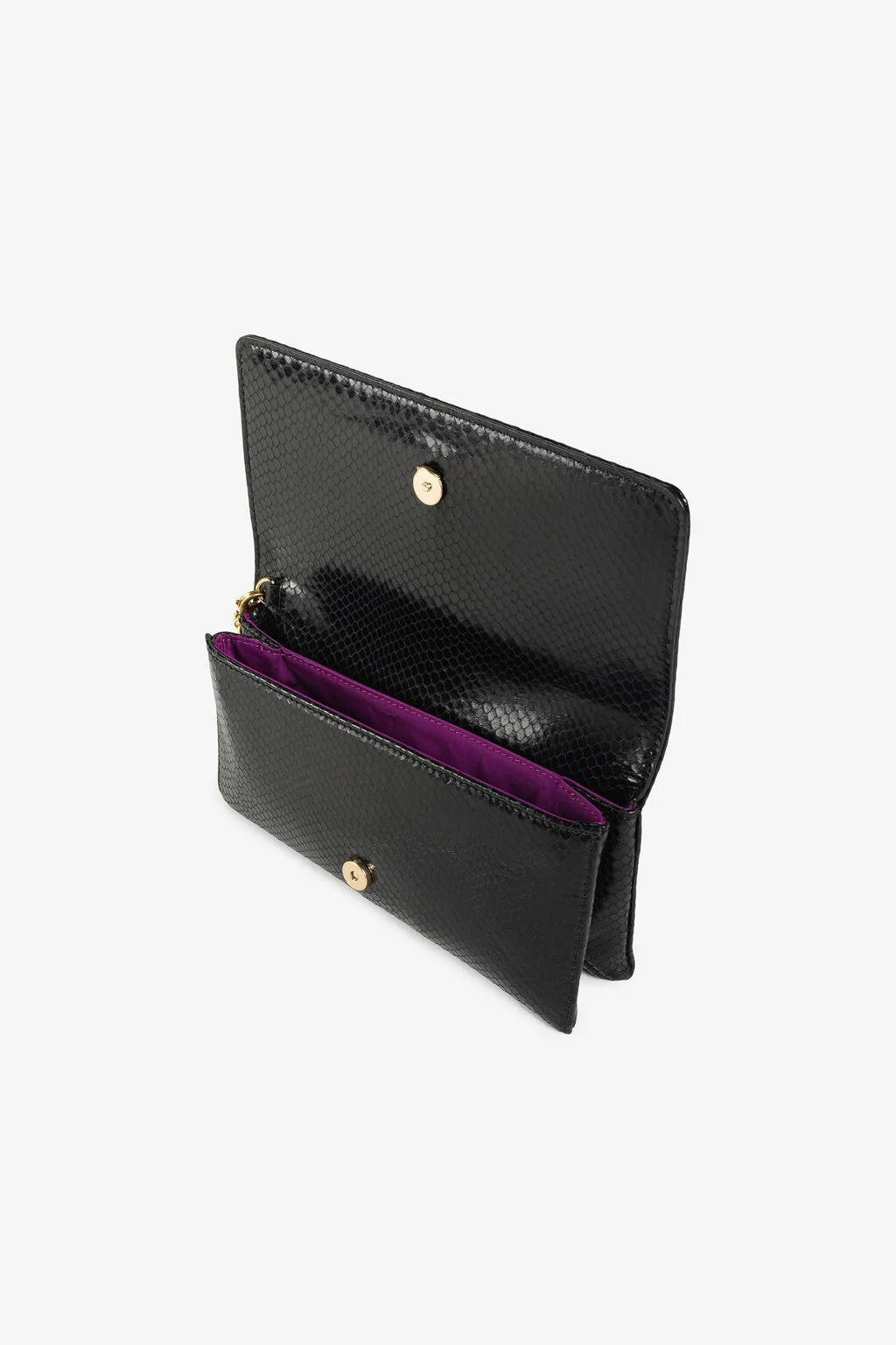 QKB011 PZ181 05051 BLACK CLUTCH ROBERTO CAVALLI WOMEN BAG - Image 4